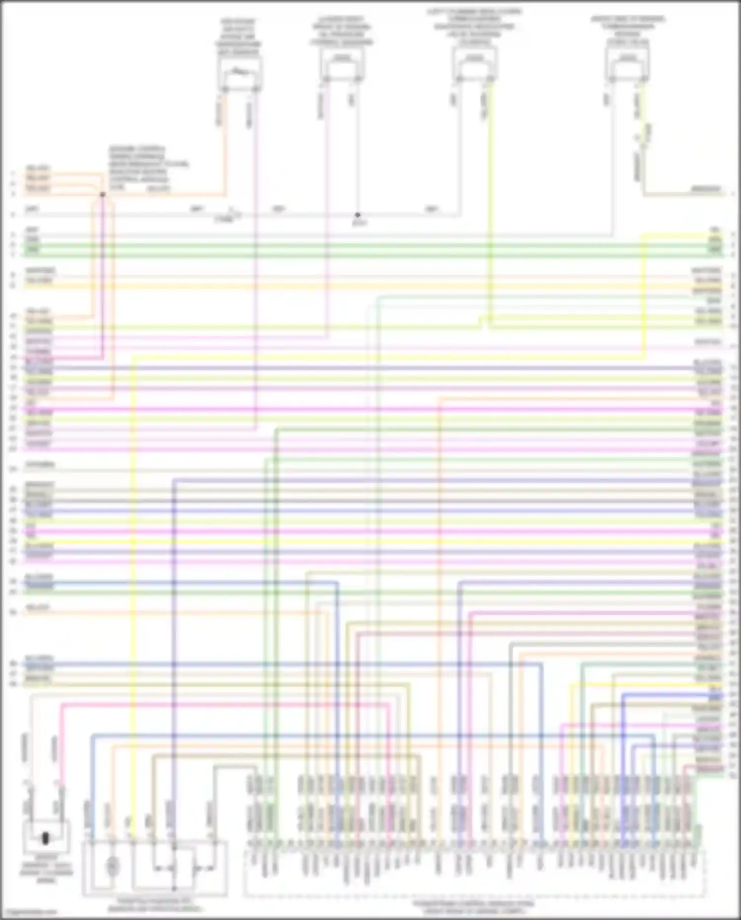 Mondeo Ford V (2014-2019): Wiring diagram engine performance 2.7l turbo (6 of 9)