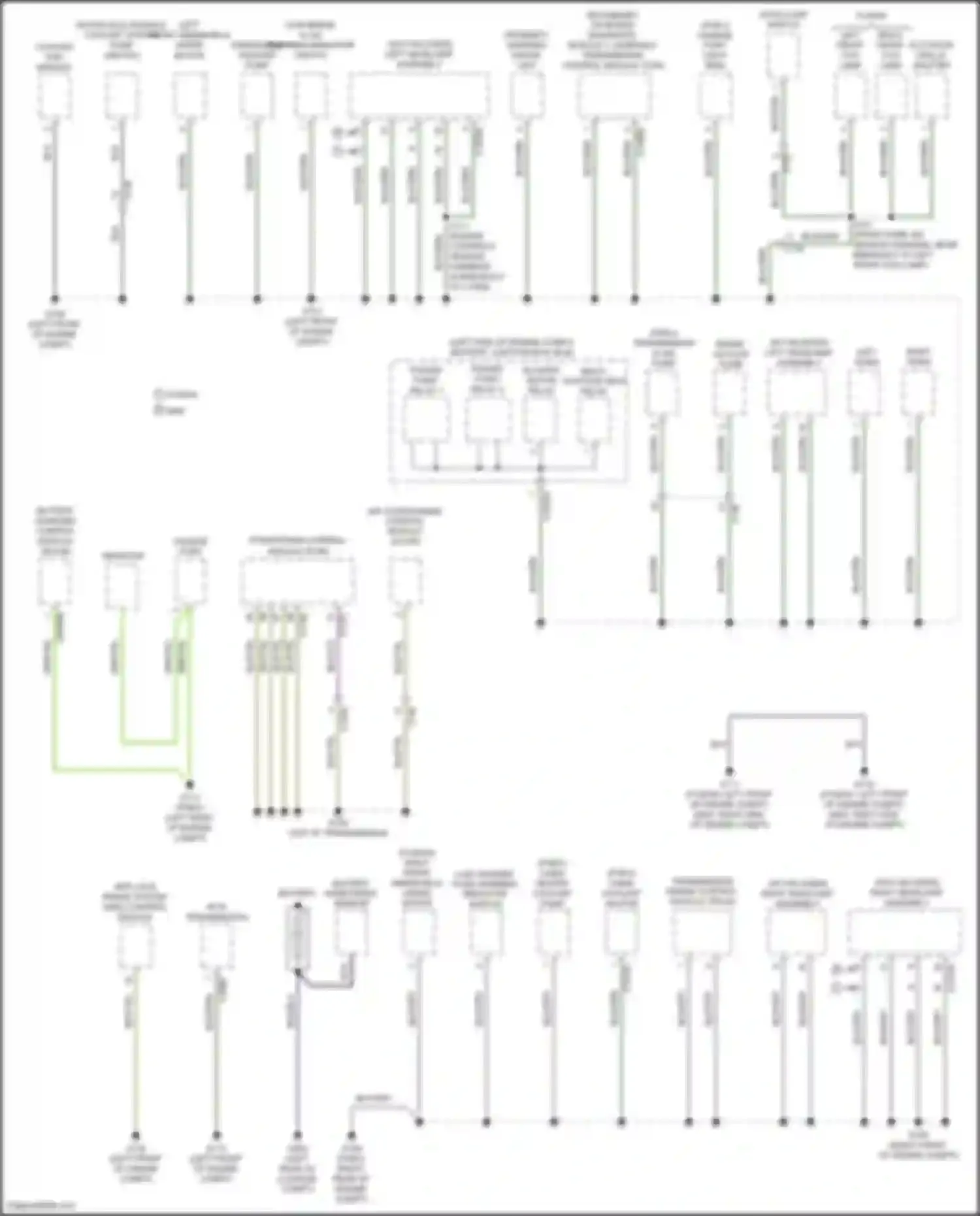 Mondeo Ford V (2014-2019): Ground distribution circuit, hybrid (1 of 5)