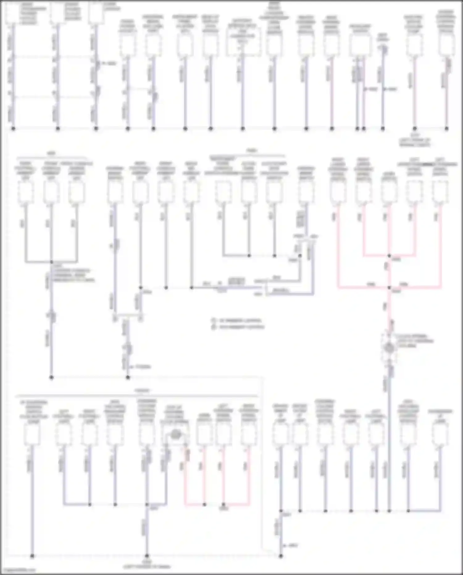 Mondeo Ford V (2014-2019): Ground distribution circuit, hybrid (2 of 5)