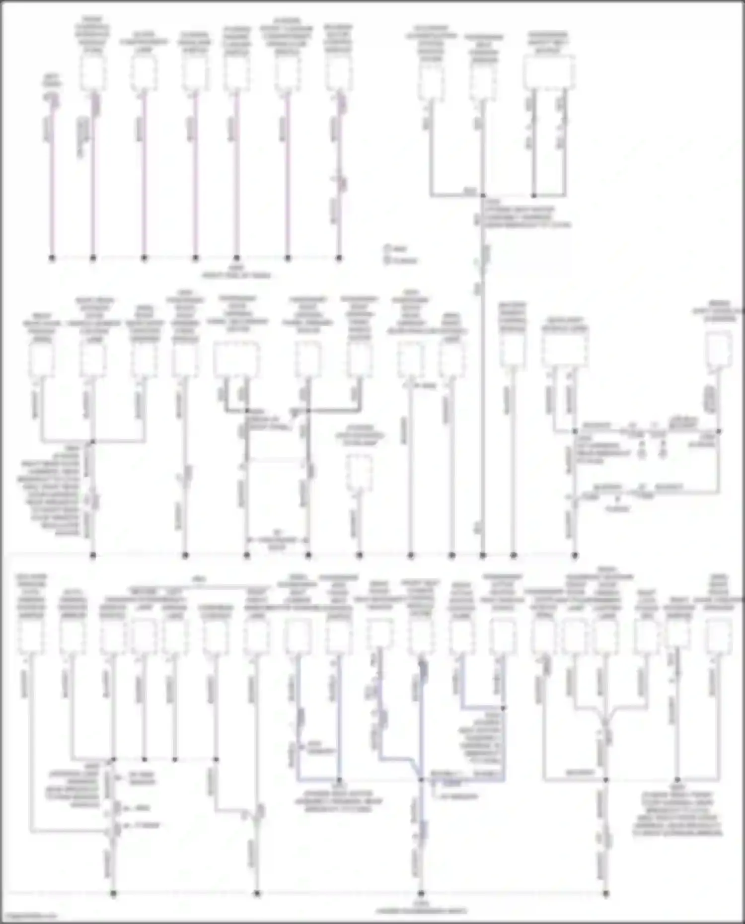 Mondeo Ford V (2014-2019): Ground distribution circuit, hybrid (3 of 5)
