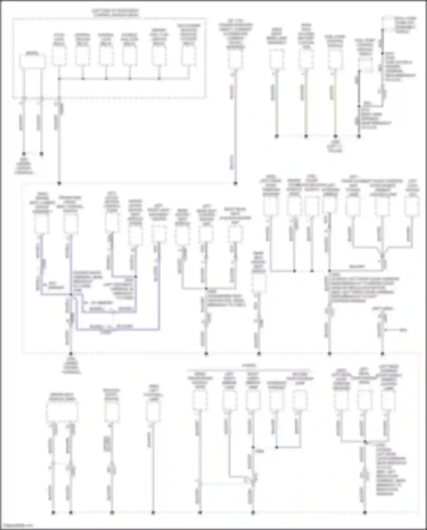 Mondeo Ford V (2014-2019): Ground distribution circuit, hybrid (5 of 5)