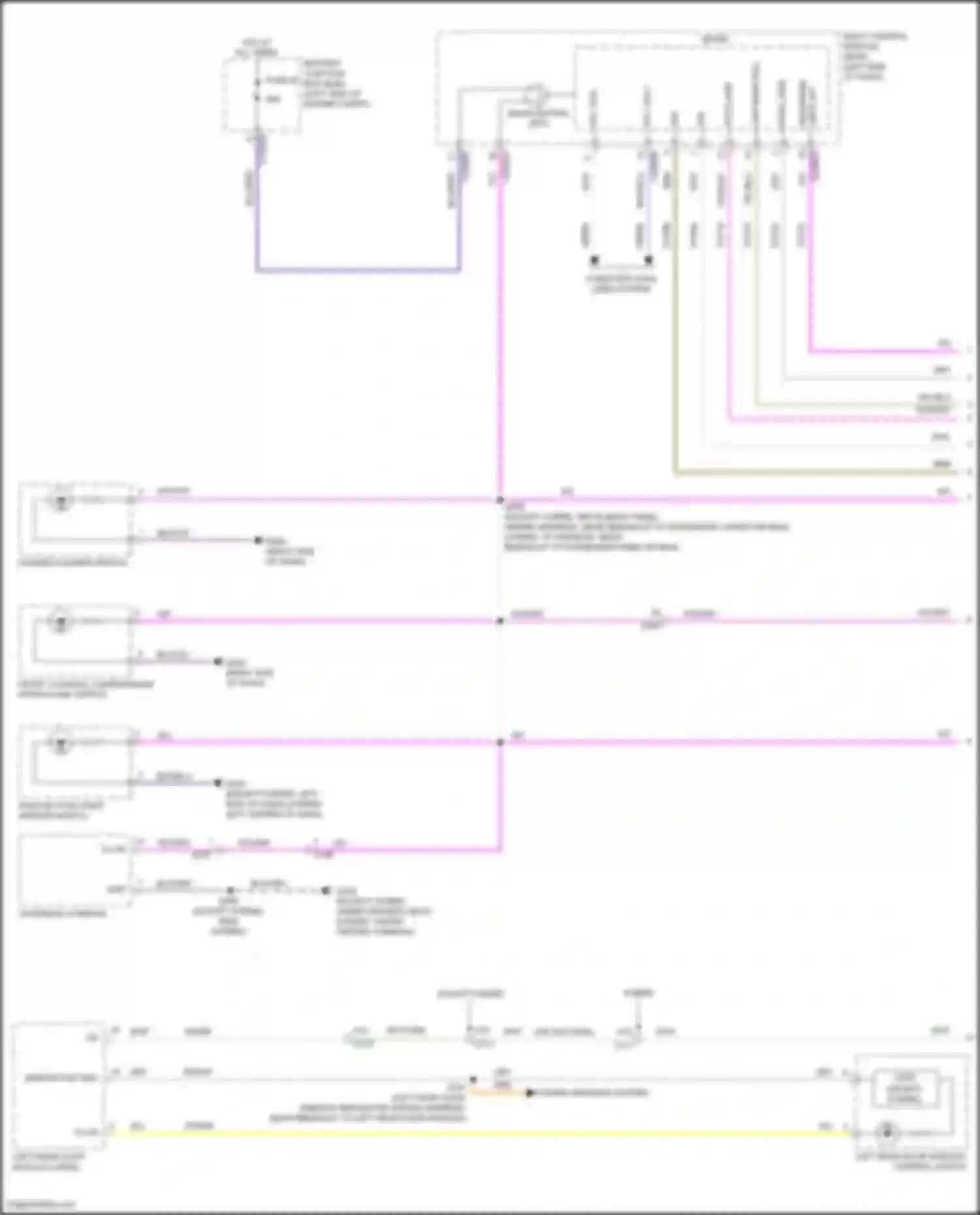 Mondeo Ford V (2014-2019): Instrument illumination circuit (1 of 3)