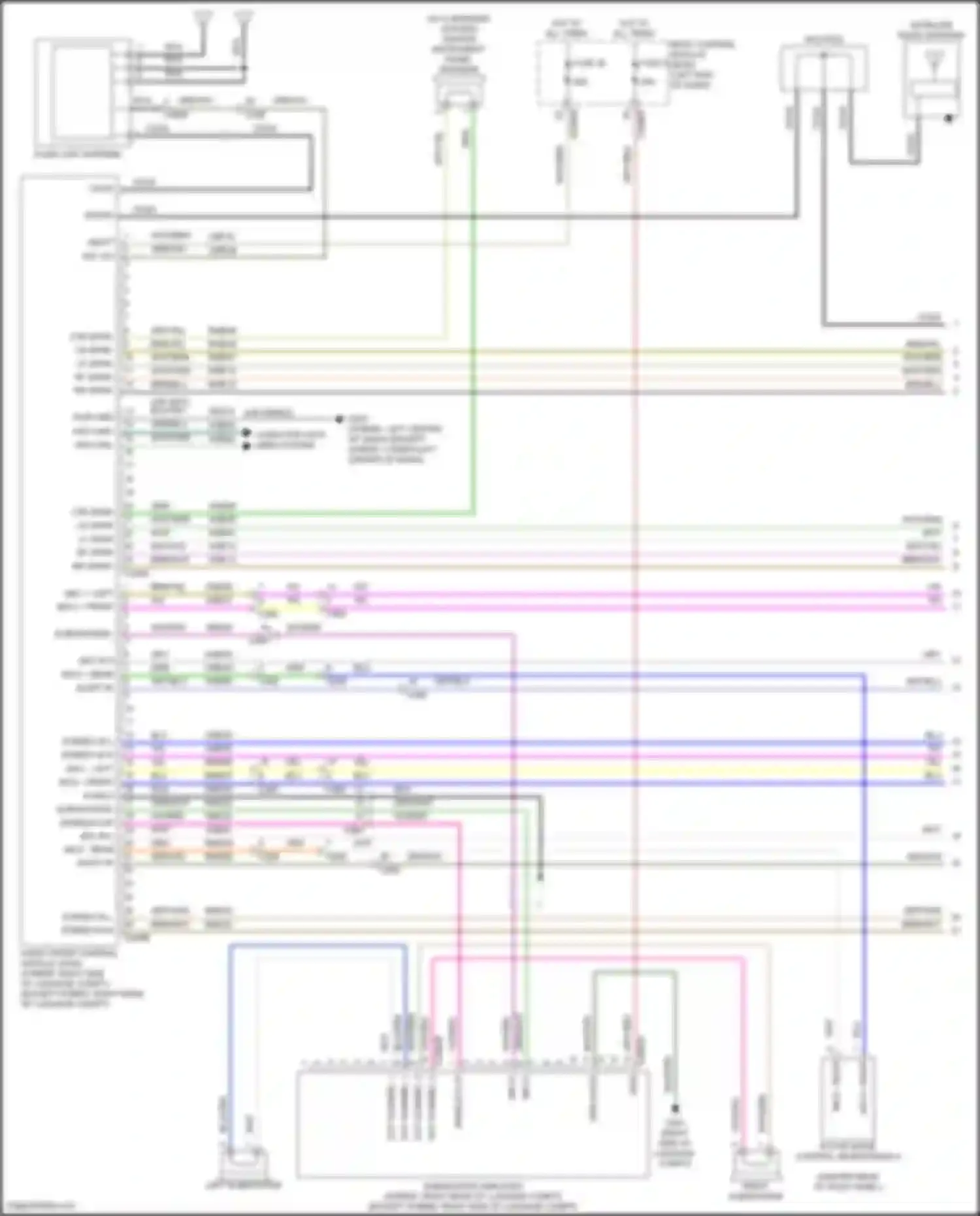 Mondeo Ford V (2014-2019): Navigation circuit, w/o sony w/ touch screen (1 of 4)