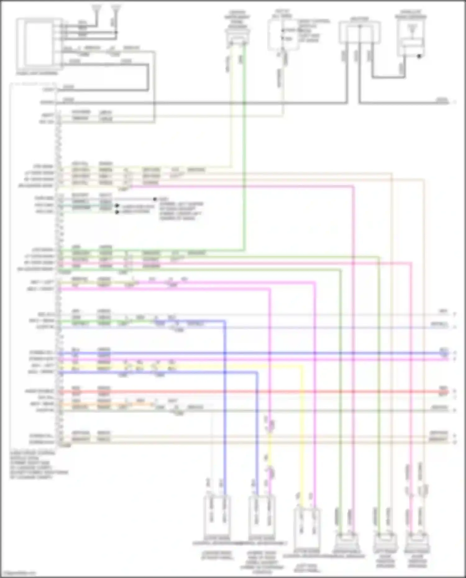 Mondeo Ford V (2014-2019): Navigation circuit, w/ sony (1 of 4)