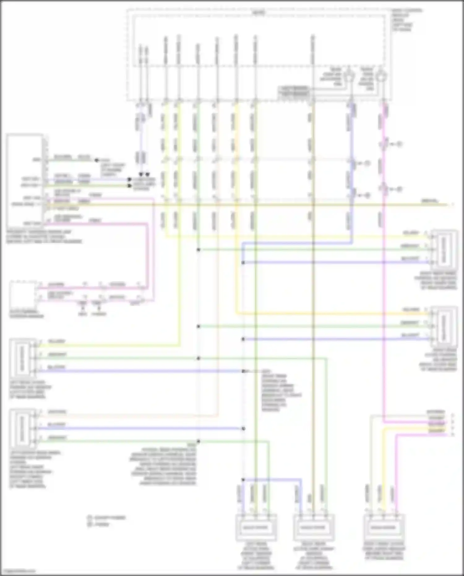 Mondeo Ford V (2014-2019): Parking assistant circuit (1 of 2)