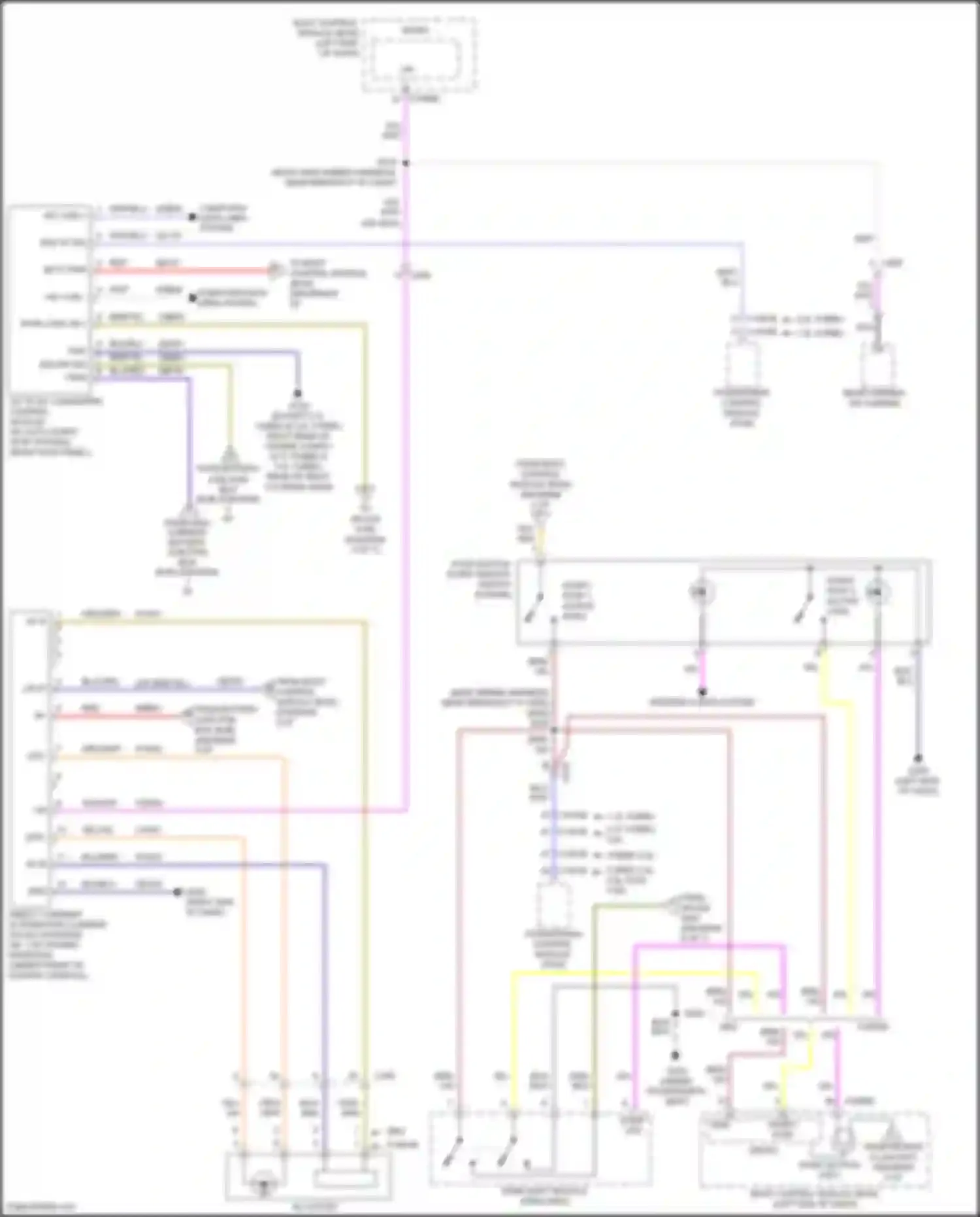Mondeo Ford V (2014-2019): Power distribution circuit, except hybrid (7 of 7)