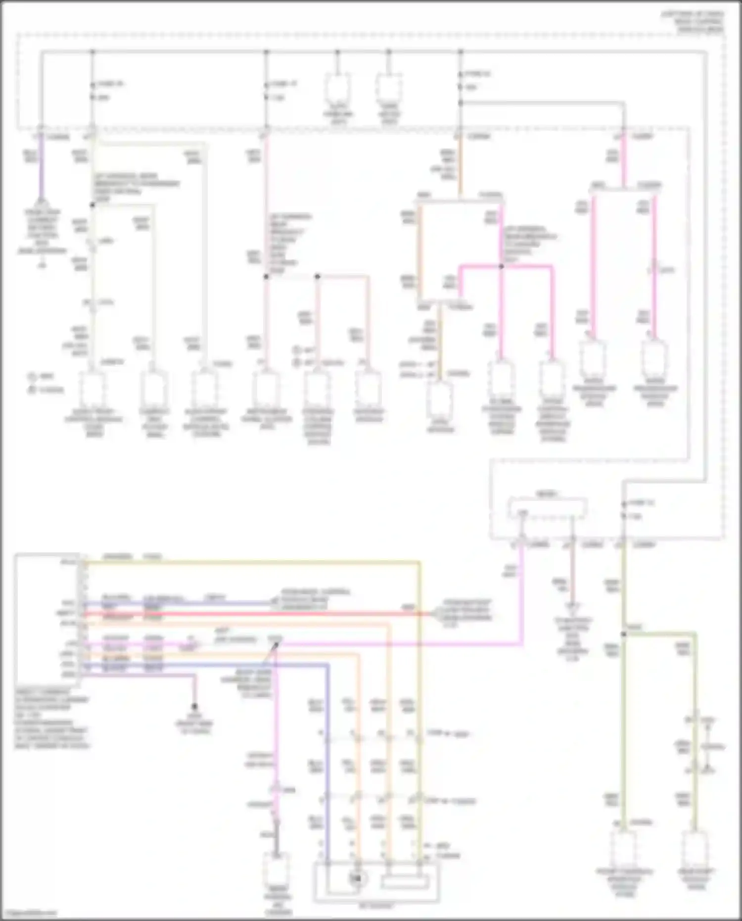 Mondeo Ford V (2014-2019): Power distribution circuit, hybrid (6 of 7)