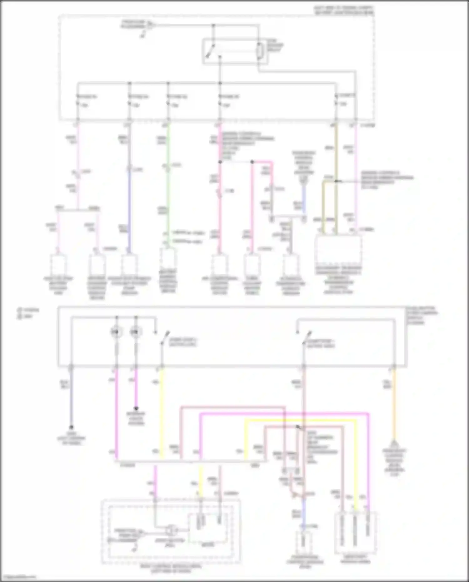 Mondeo Ford V (2014-2019): Power distribution circuit, hybrid (7 of 7)