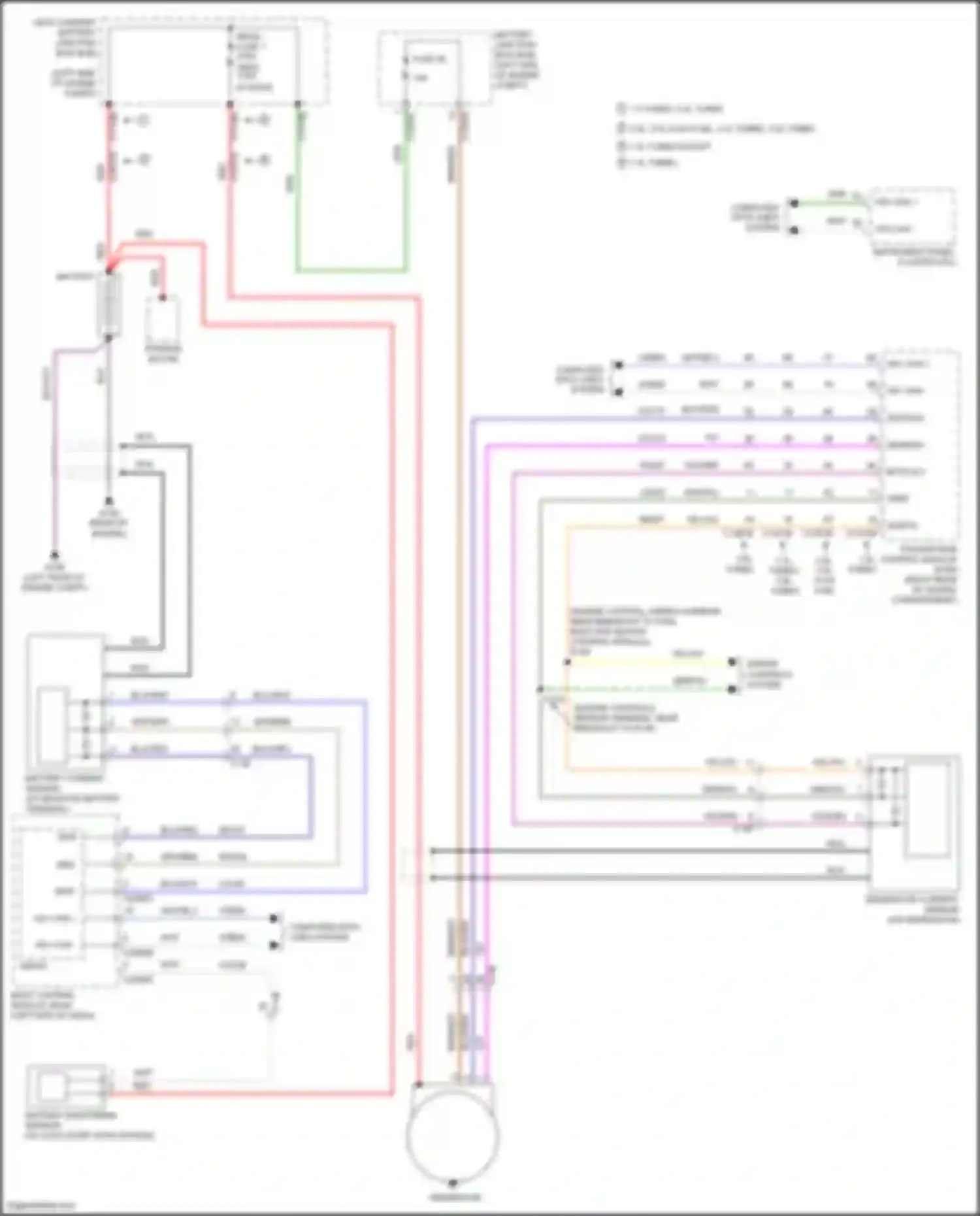 Mondeo Ford V (2014-2019): Charging circuit