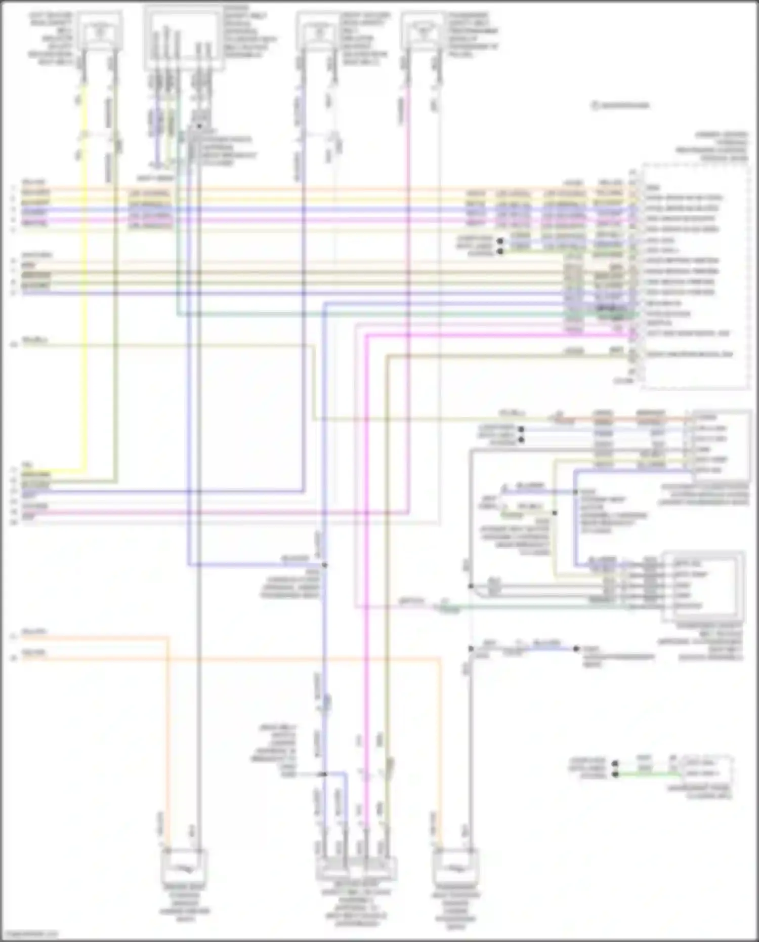 Mondeo Ford V (2014-2019): Supplemental restraints circuit, hybrid (3 of 3)