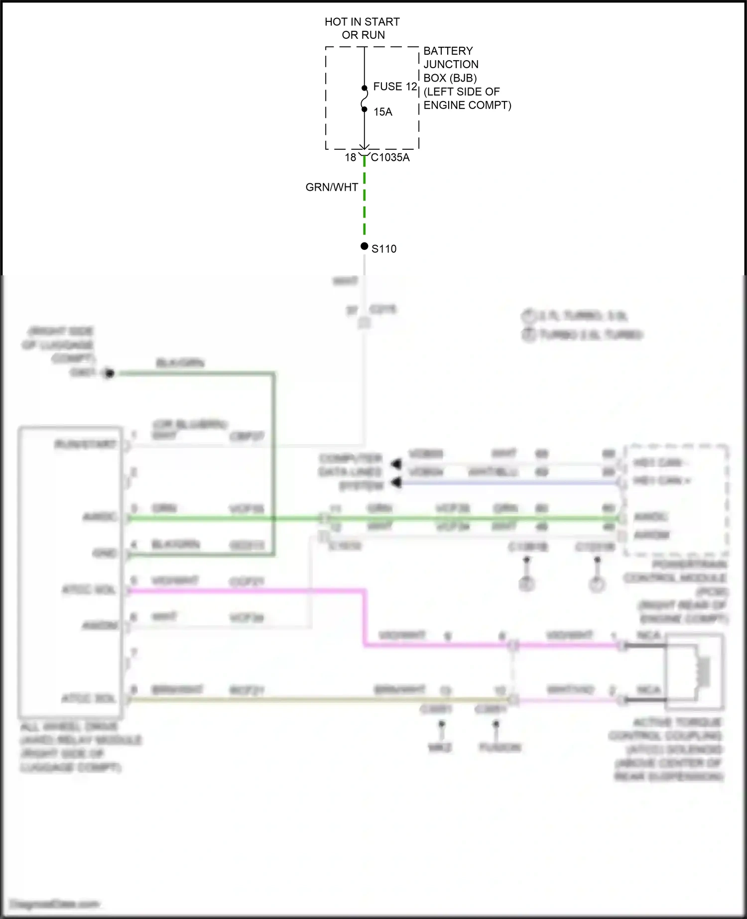 Ford Mondeo V (2014-2019) atcc sol - wiring diagram  (1 of 2)