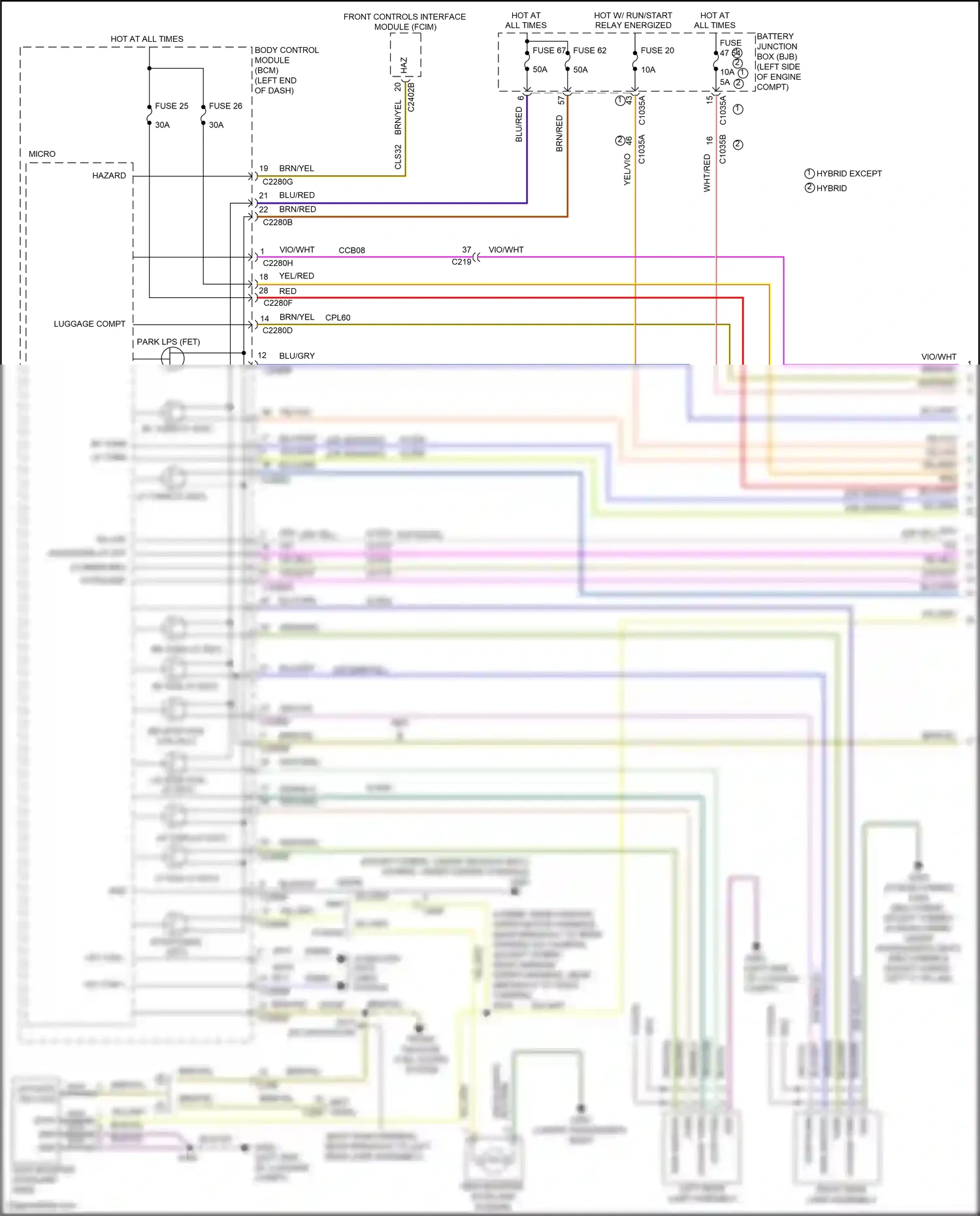 Ford Mondeo V (2014-2019) blu wiring diagram  (84 of 122)