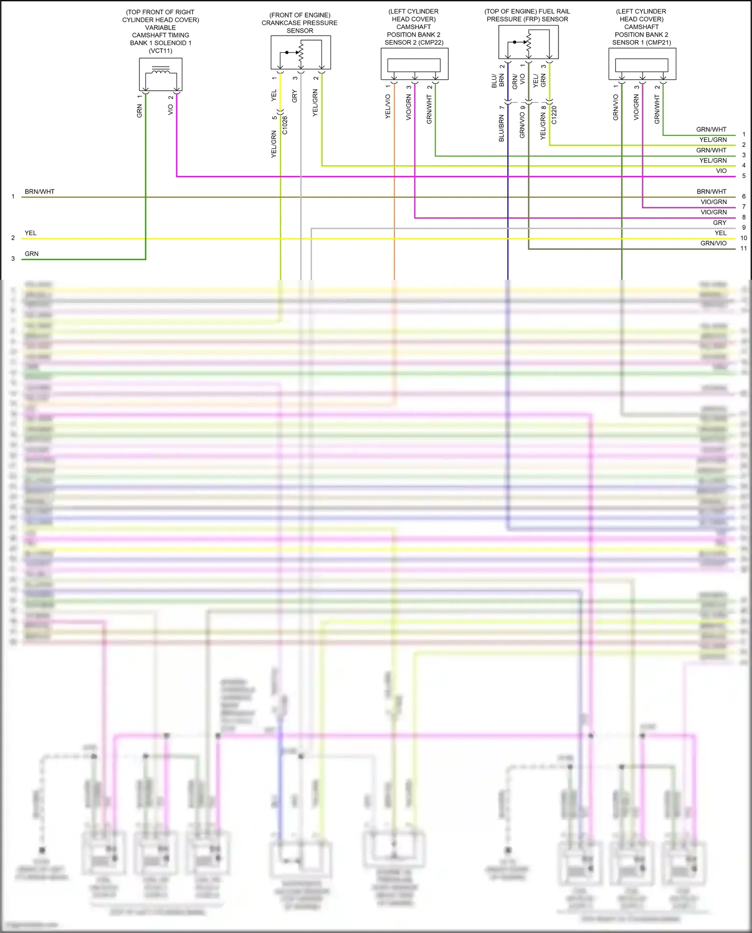 Ford Mondeo V (2014-2019) blu/brn wiring diagram  (46 of 47)