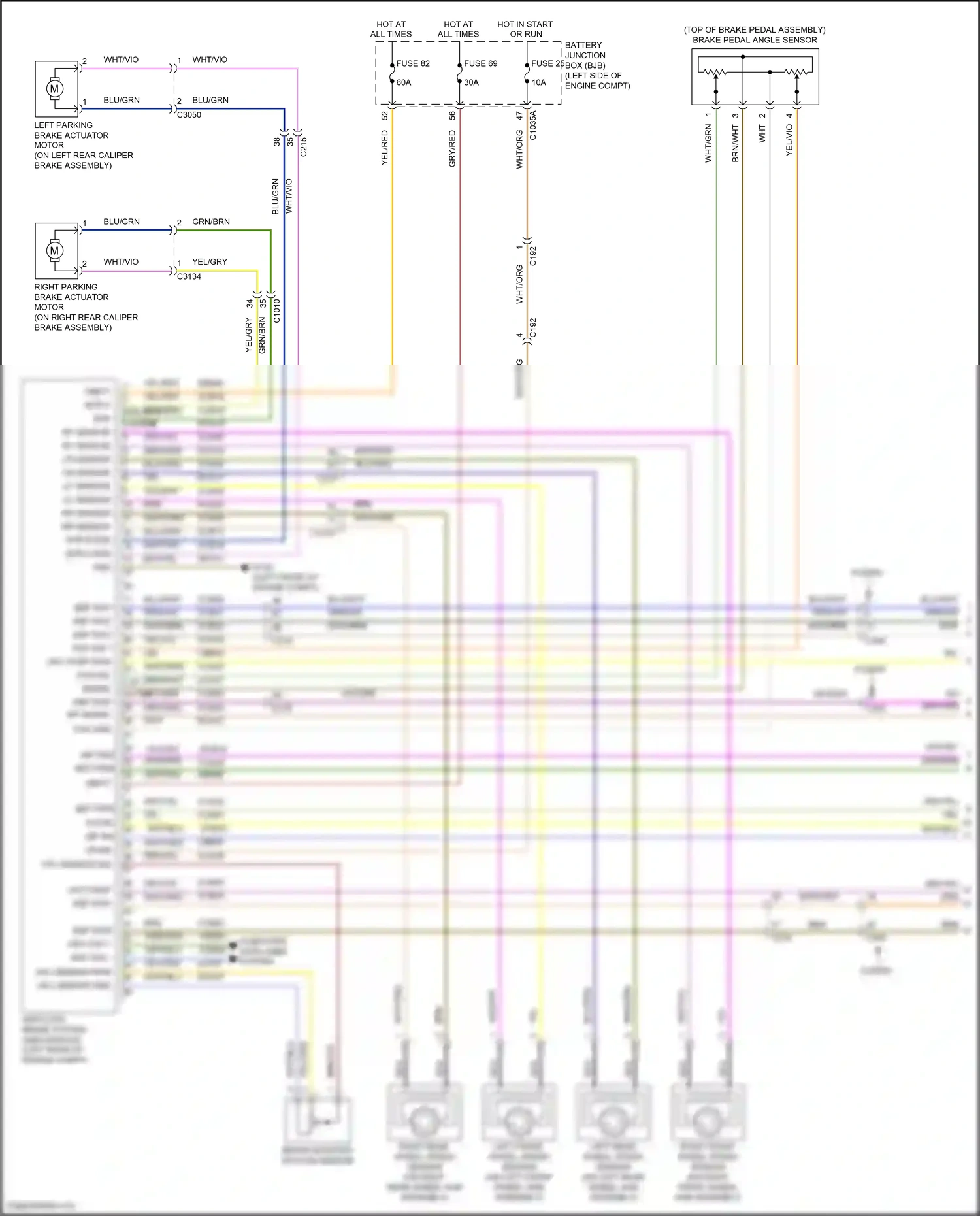 Ford Mondeo V (2014-2019) blu/grn wiring diagram  (1 of 78)