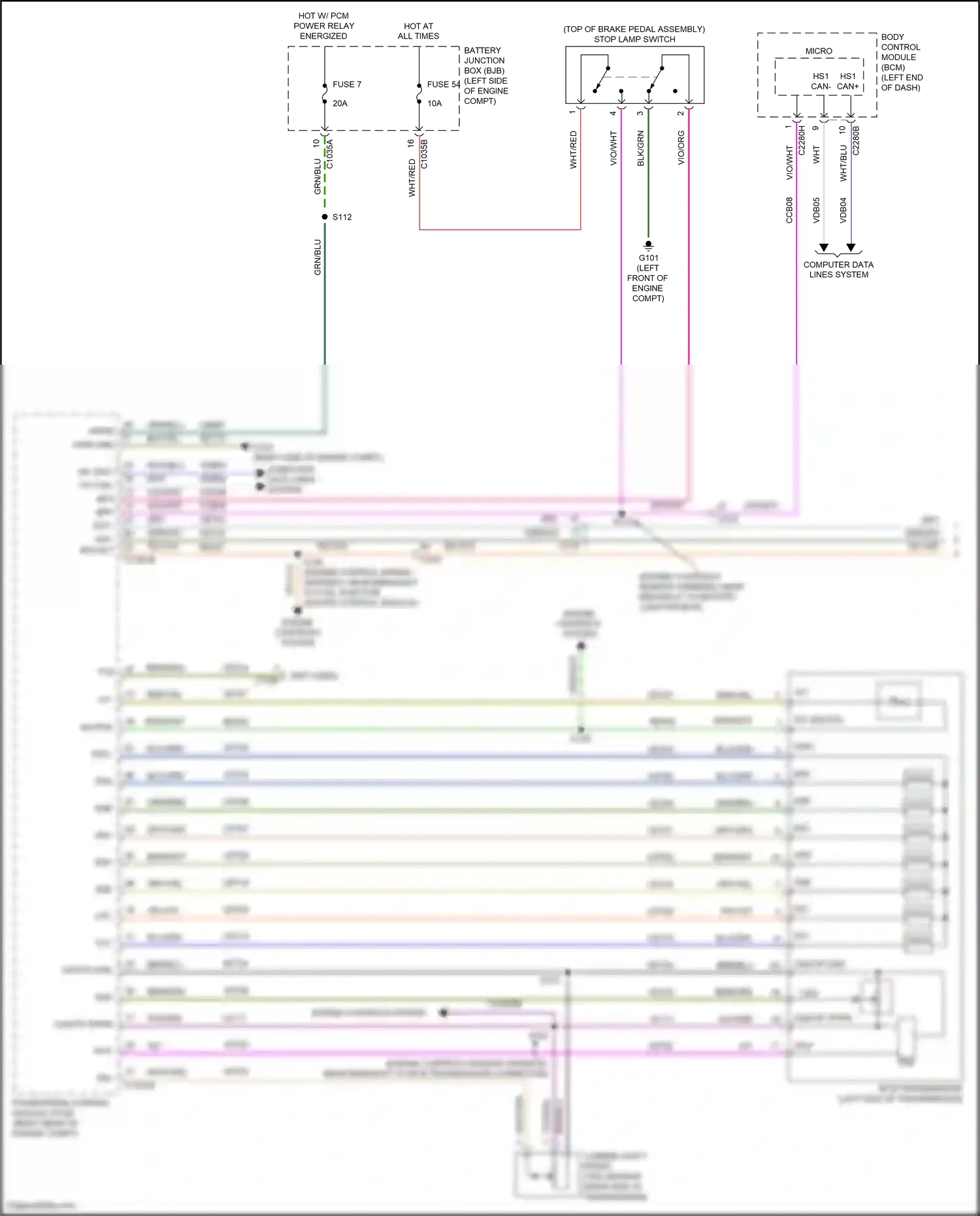 Ford Mondeo V (2014-2019) blu/gry wiring diagram  (42 of 69)