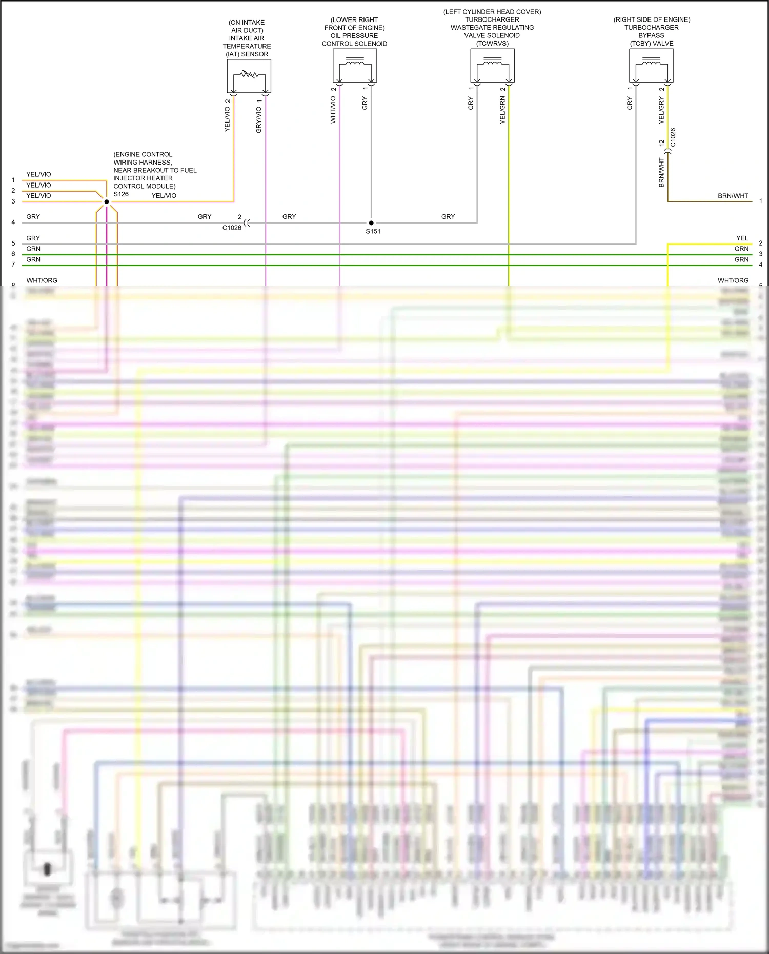 Ford Mondeo V (2014-2019) blu/org wiring diagram  (86 of 89)