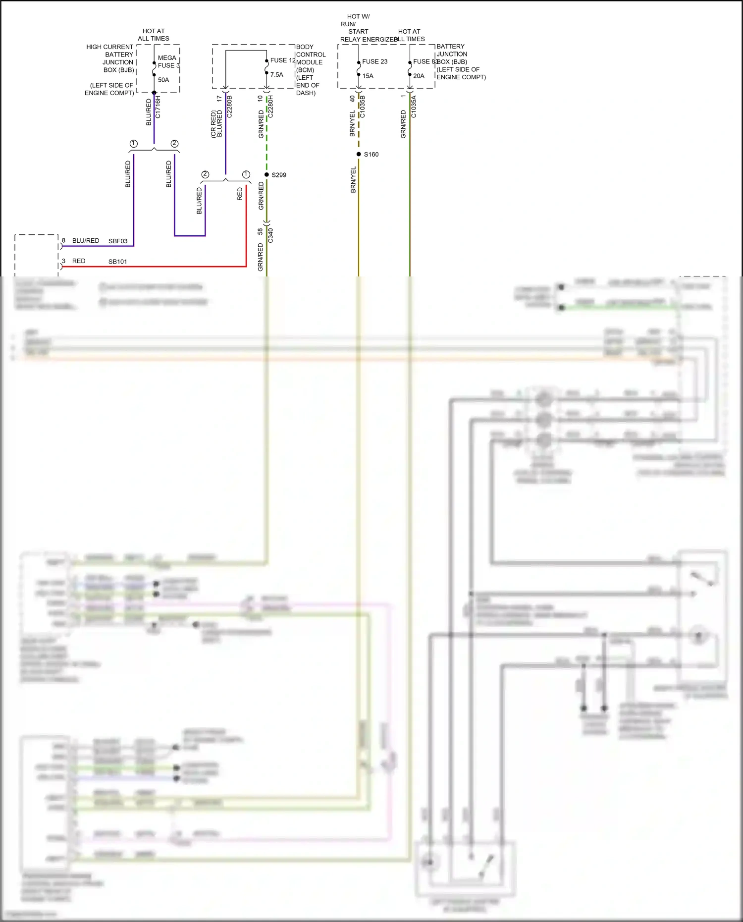 Ford Mondeo V (2014-2019) clock- spring wiring diagram  (11 of 24)