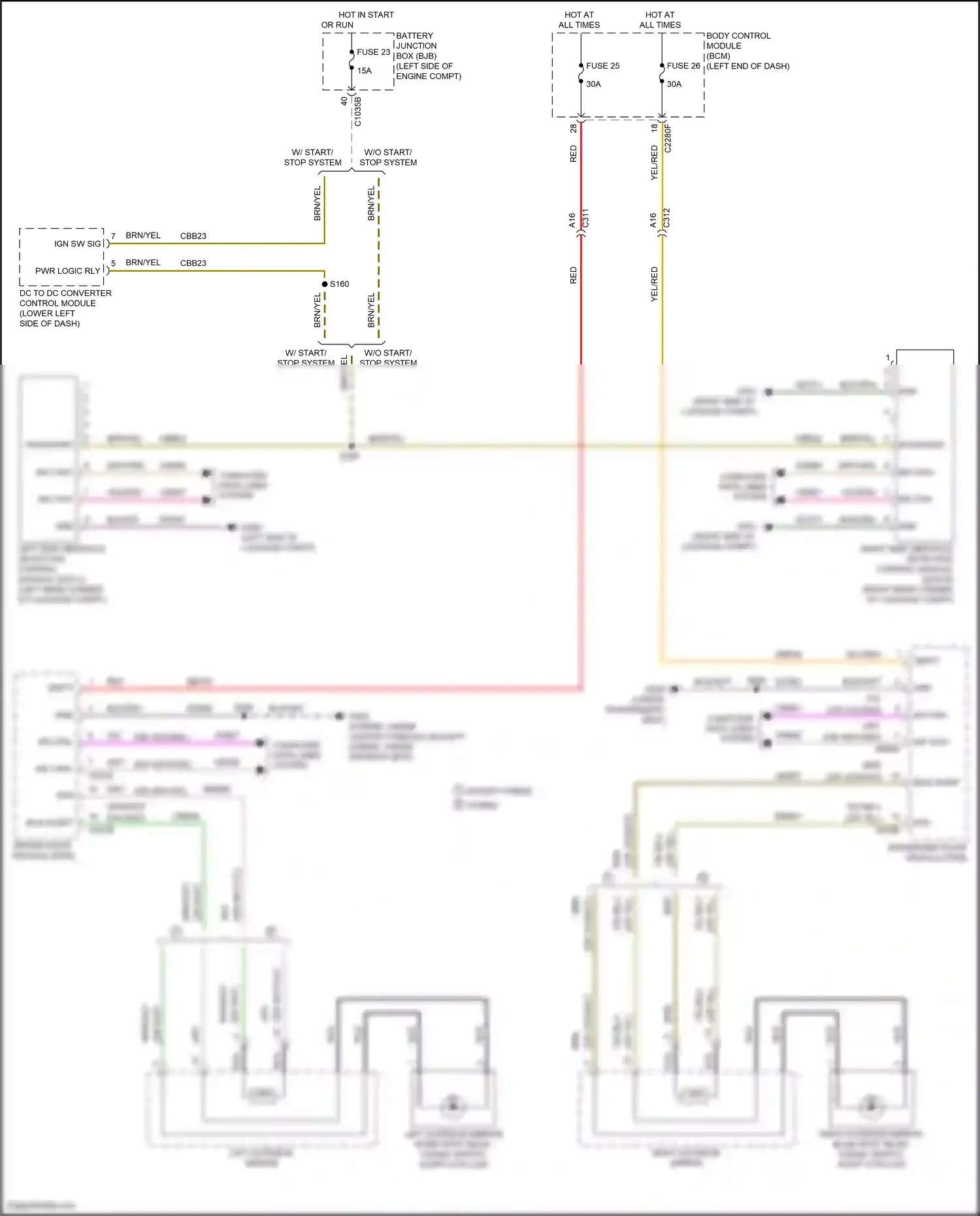 Ford Mondeo V (2014-2019) computer data lines system wiring diagram  (11 of 144)