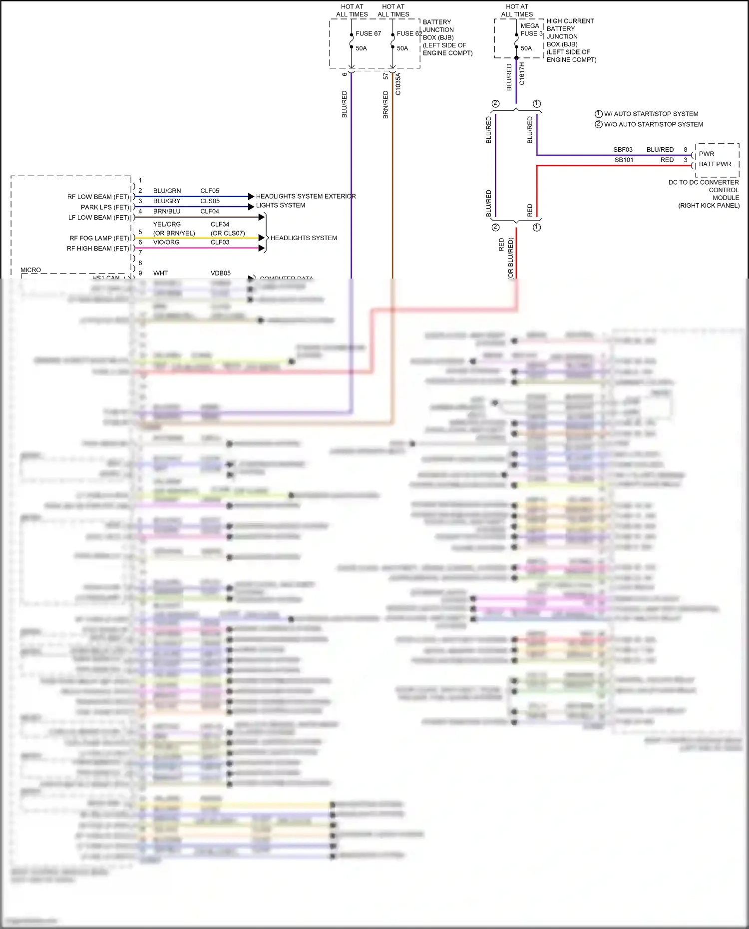 Ford Mondeo V (2014-2019) computer data lines system wiring diagram  (102 of 144)
