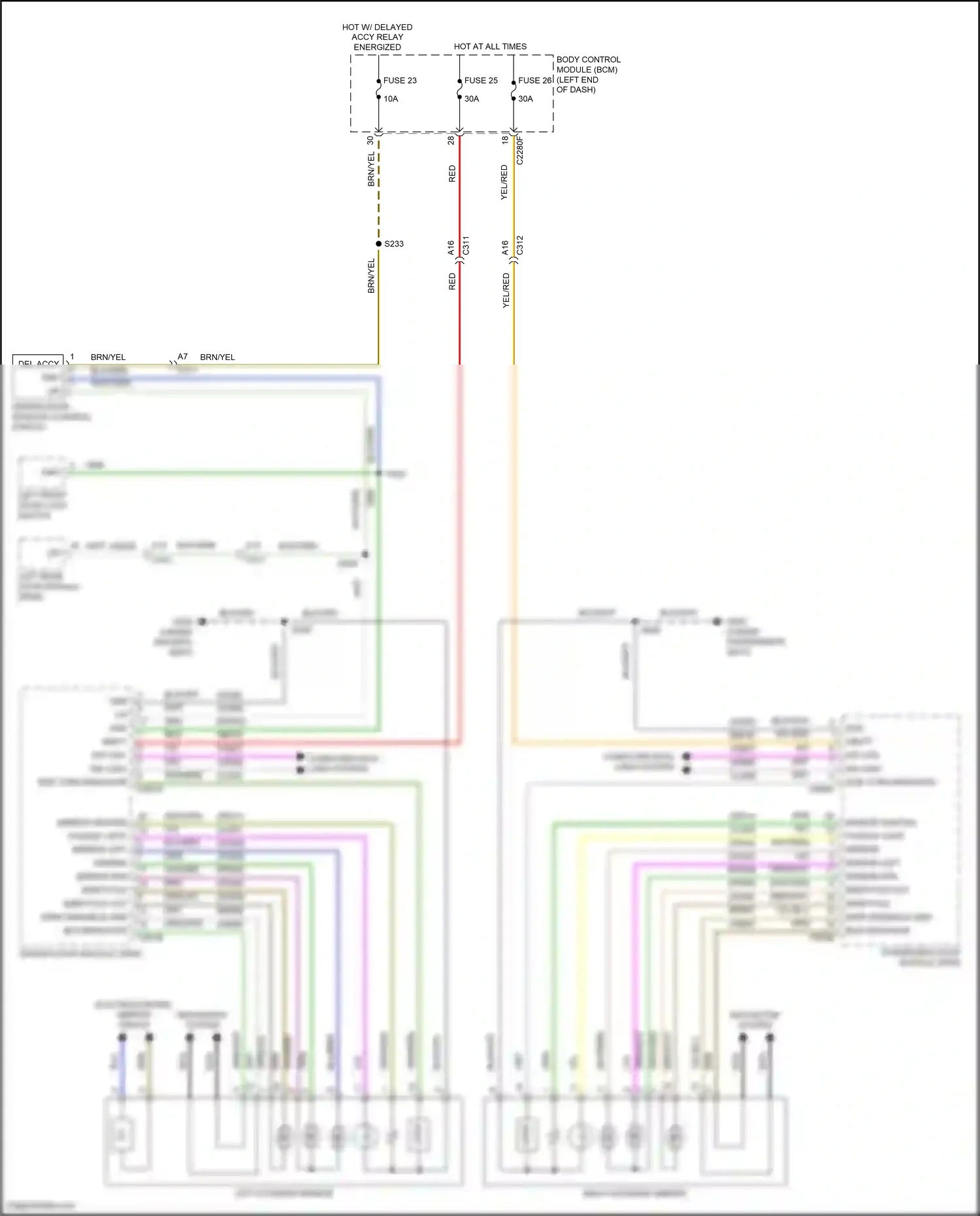 Ford Mondeo V (2014-2019) computer data lines system wiring diagram  (69 of 144)