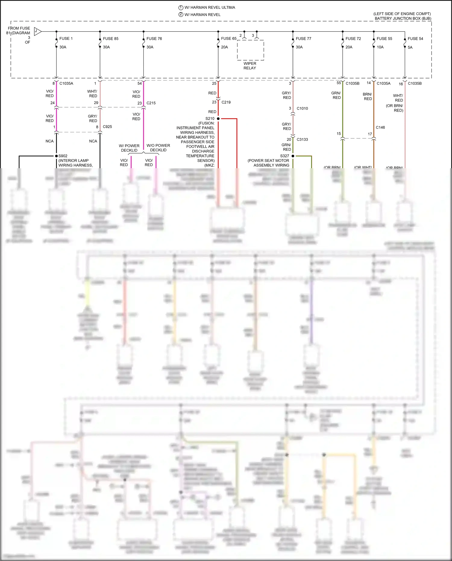 Ford Mondeo V (2014-2019) fuse 77 wiring diagram  (4 of 5)