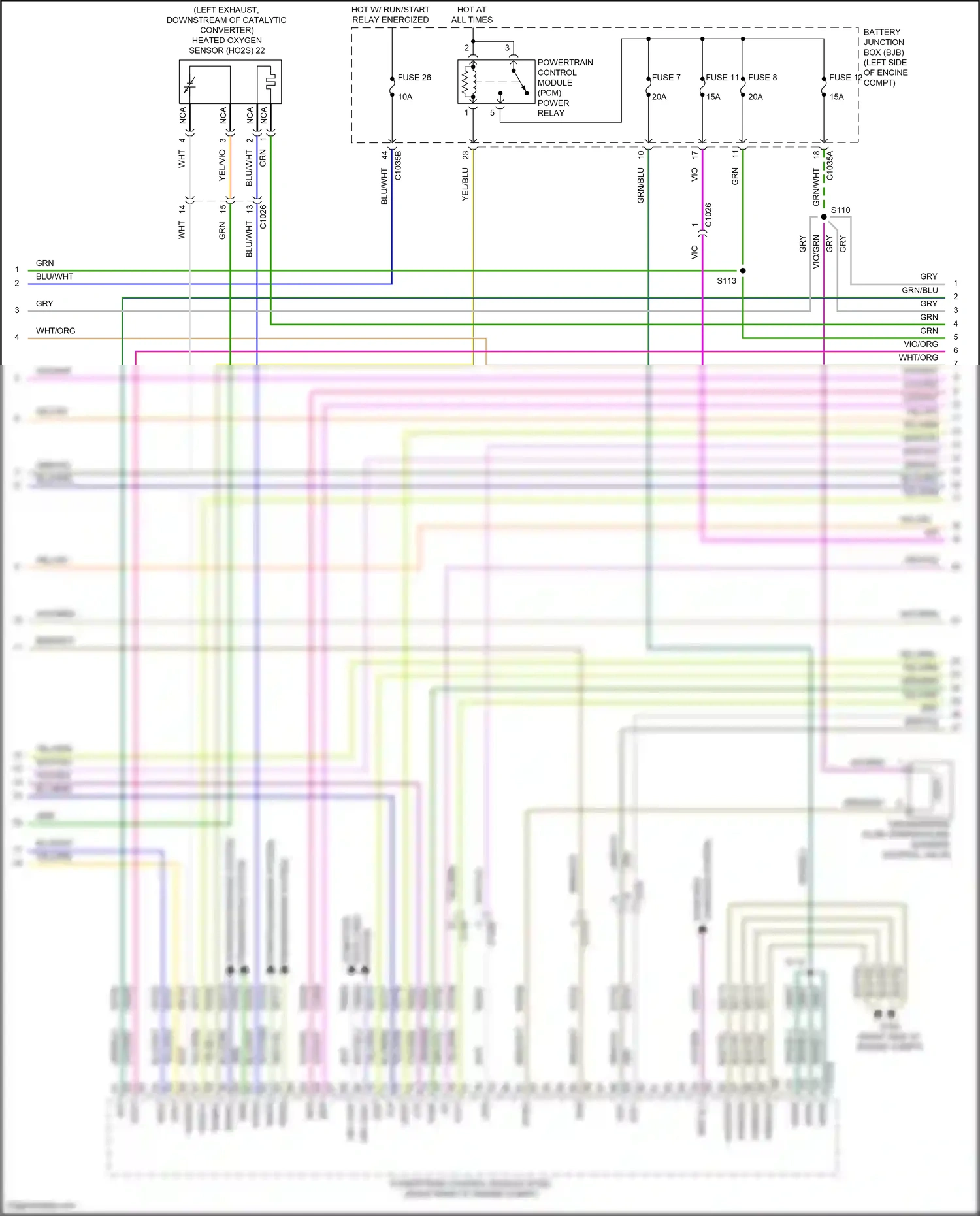 Ford Mondeo V (2014-2019) fuse 8 wiring diagram  (10 of 10)