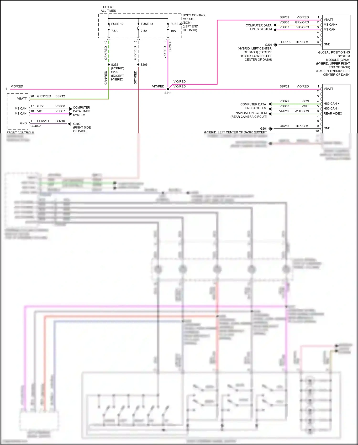 Ford Mondeo V (2014-2019) grn wiring diagram  (47 of 168)