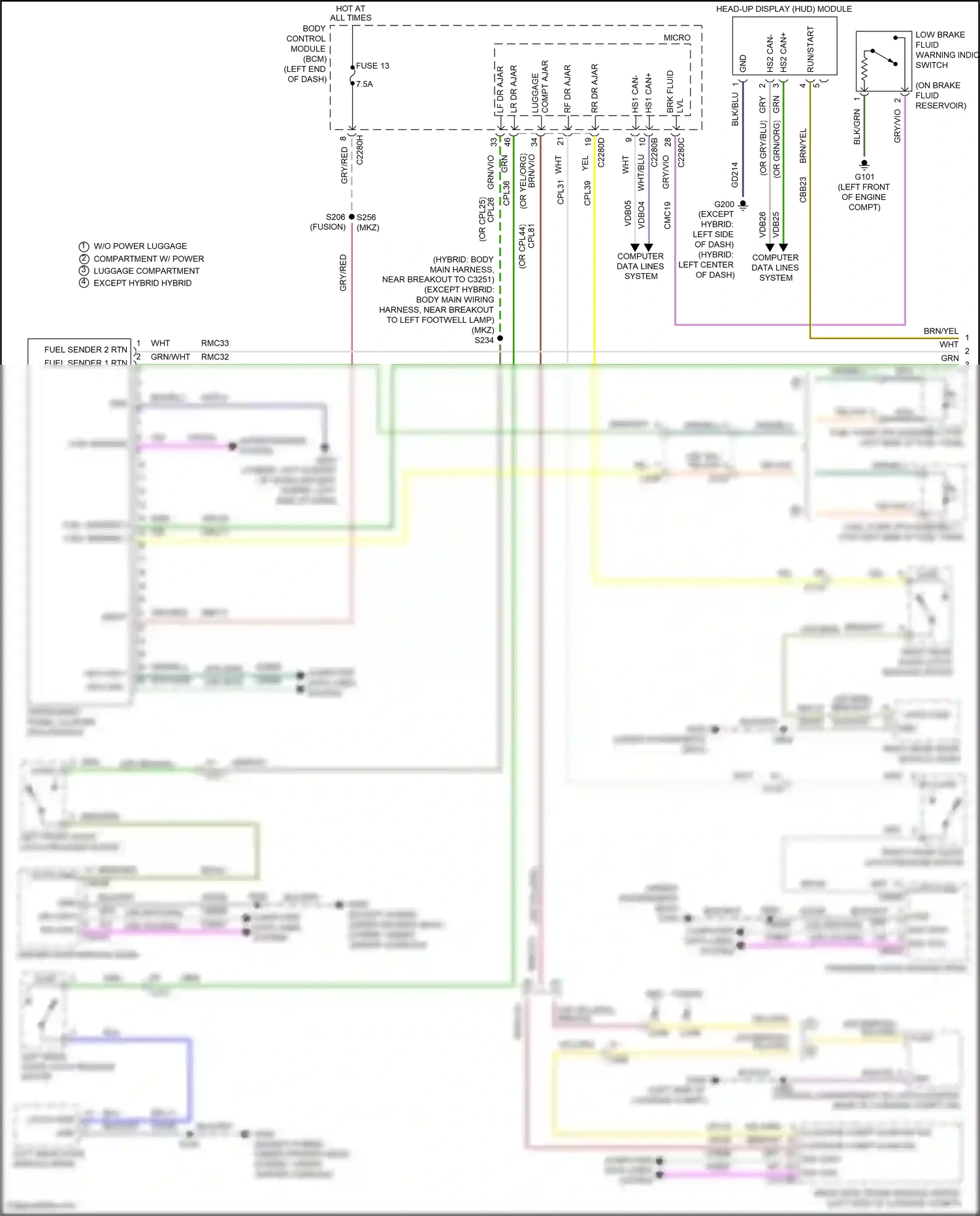 Ford Mondeo V (2014-2019) grn wiring diagram  (52 of 168)