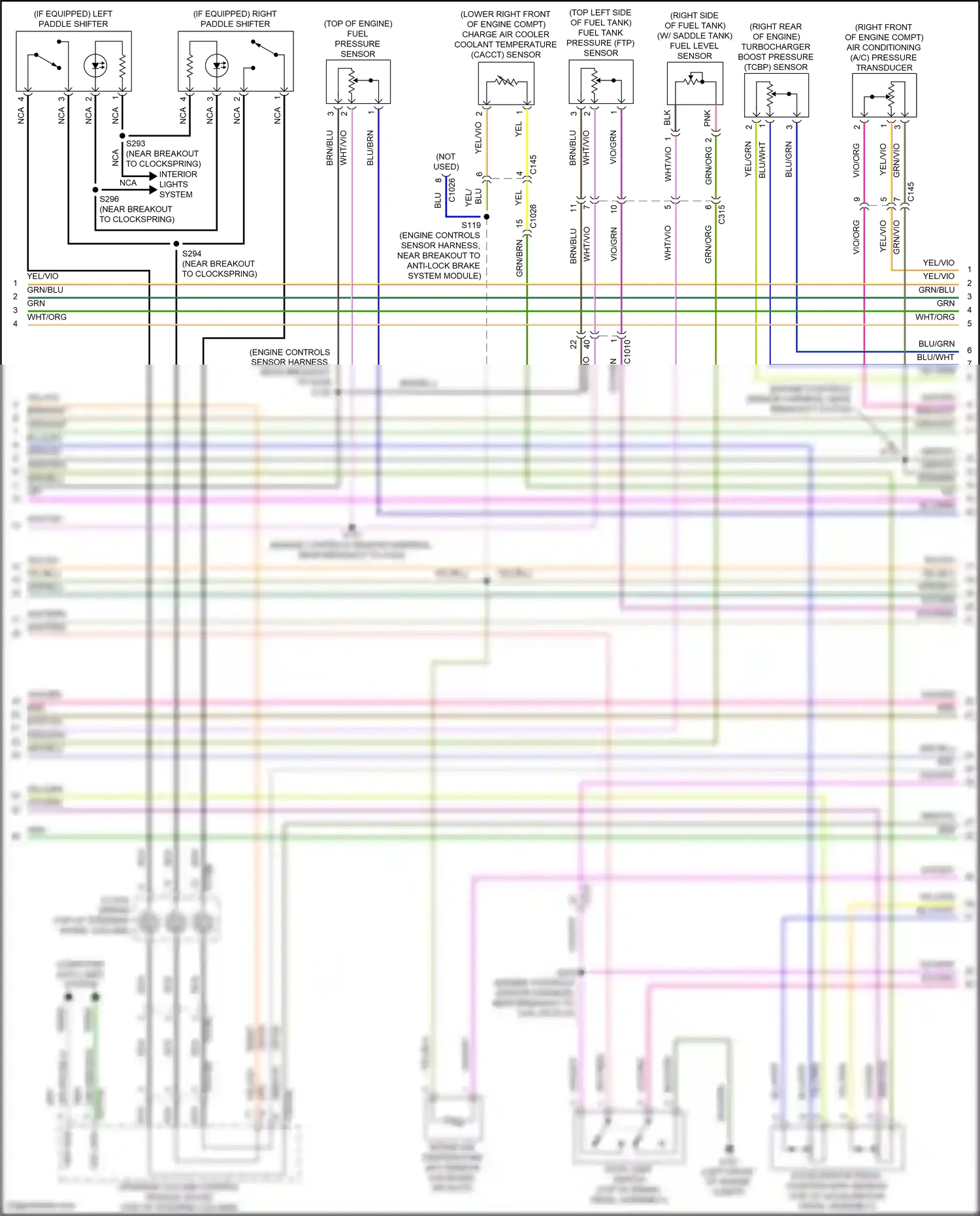 Ford Mondeo V (2014-2019) grn/org wiring diagram  (55 of 66)