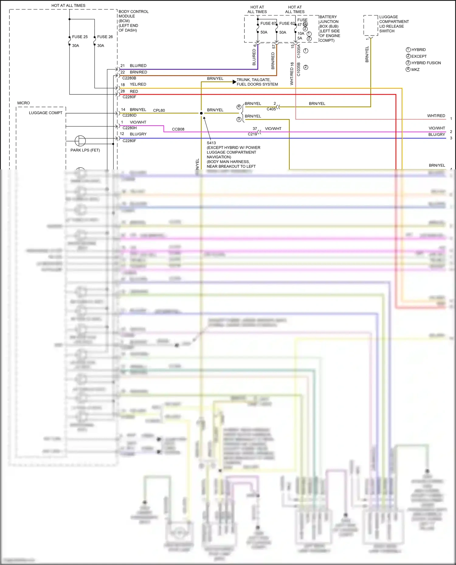 Ford Mondeo V (2014-2019) micro - wiring diagram  (47 of 72)