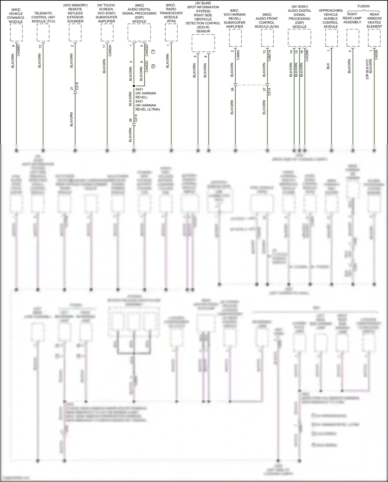 Ford Mondeo V (2014-2019) nca wiring diagram  (43 of 124)
