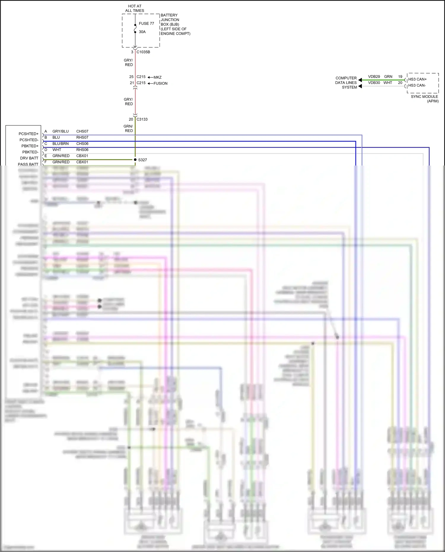Ford Mondeo V (2014-2019) org/ wiring diagram  (11 of 50)