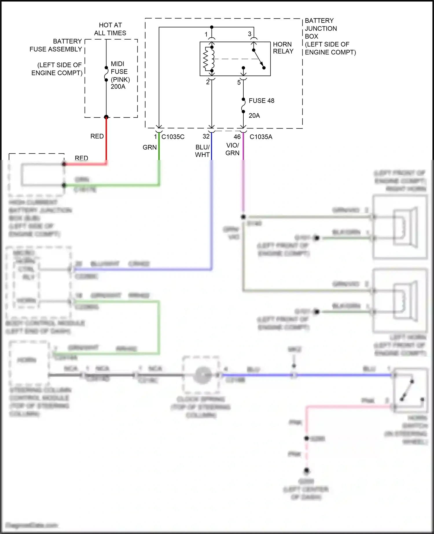 Ford Mondeo V (2014-2019) red wiring diagram  (21 of 79)