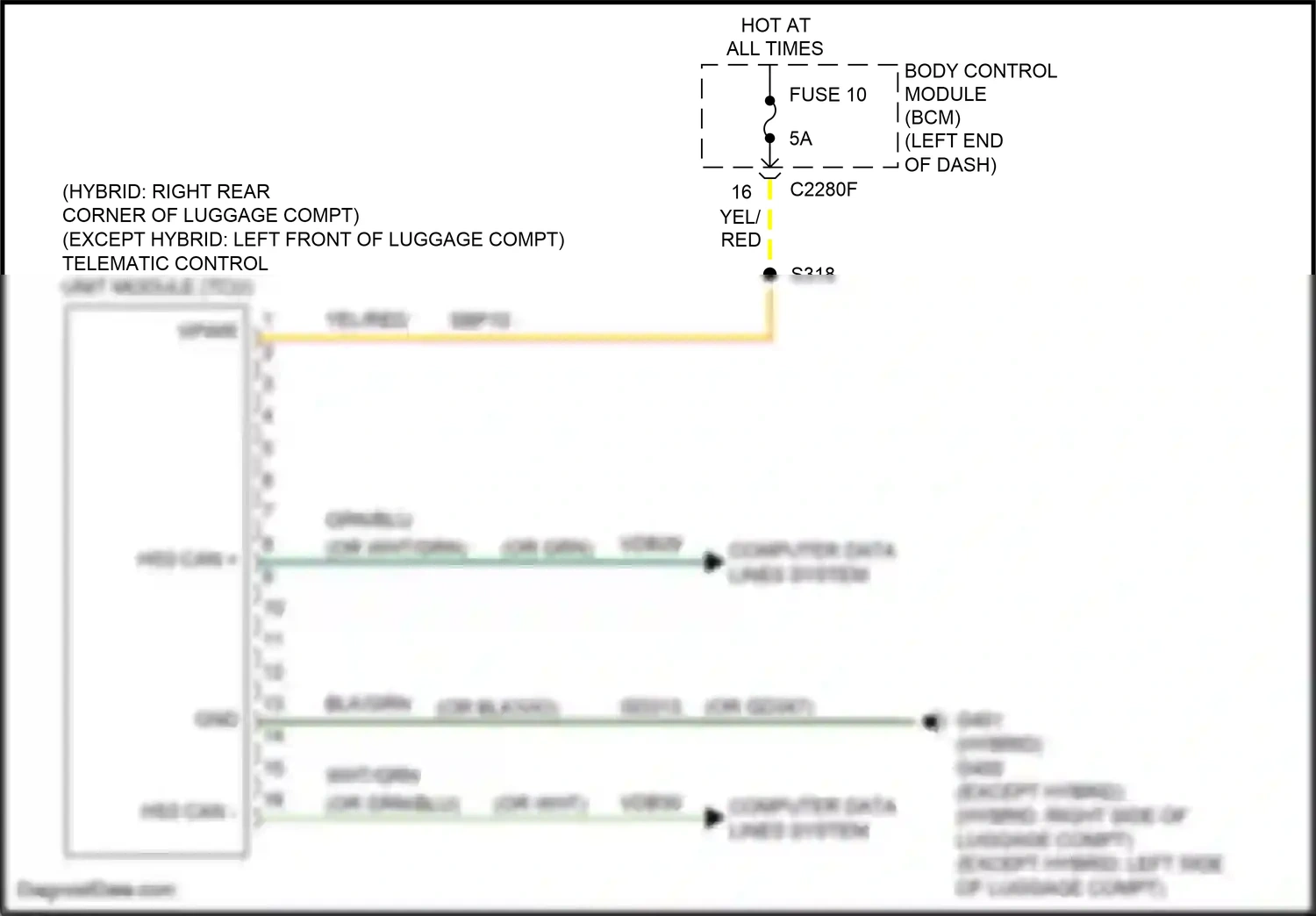 Ford Mondeo V (2014-2019) red wiring diagram  (2 of 79)