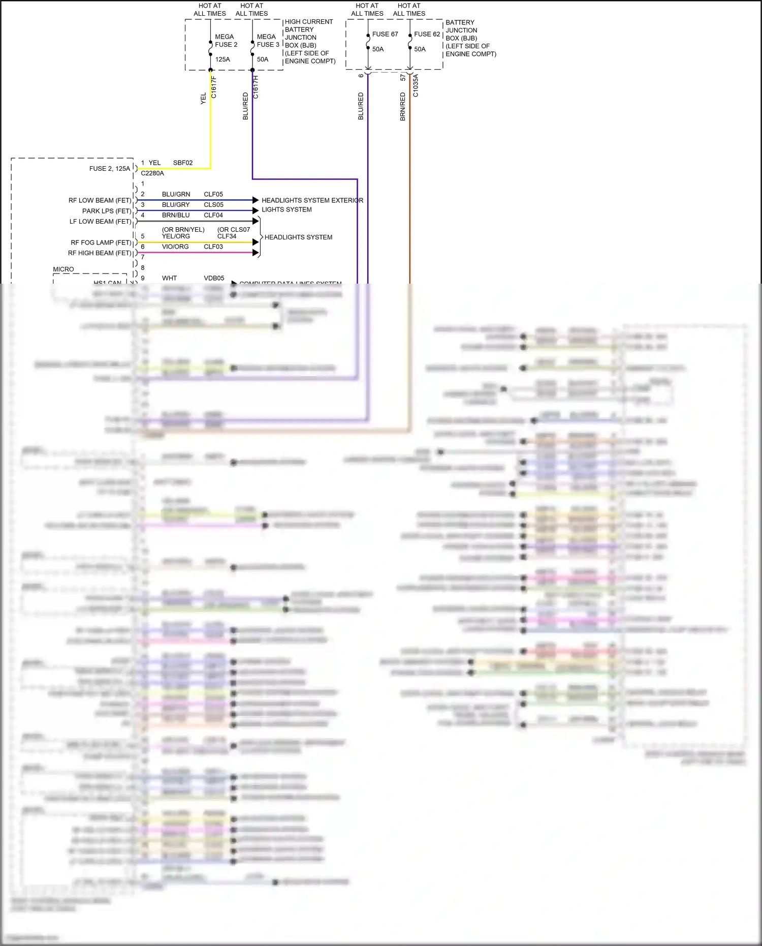 Ford Mondeo V (2014-2019) red wiring diagram  (63 of 79)