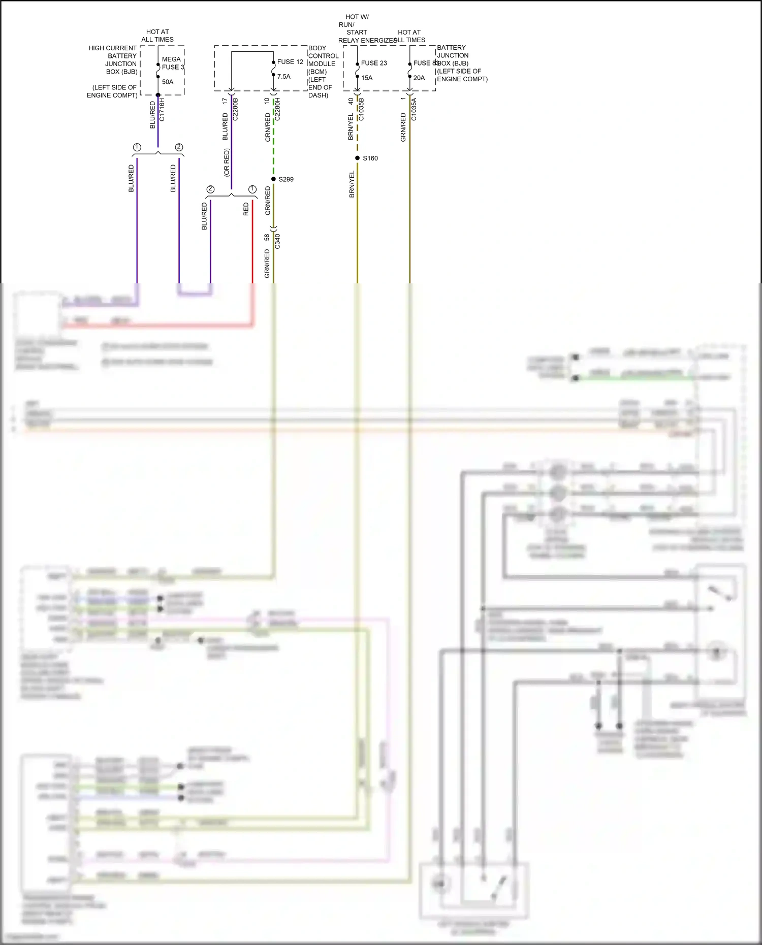 Ford Mondeo V (2014-2019) red wiring diagram  (73 of 79)