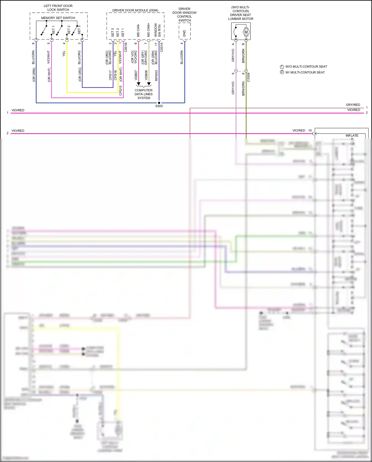 Ford Mondeo V (2014-2019) set 3 wiring diagram  (1 of 2)