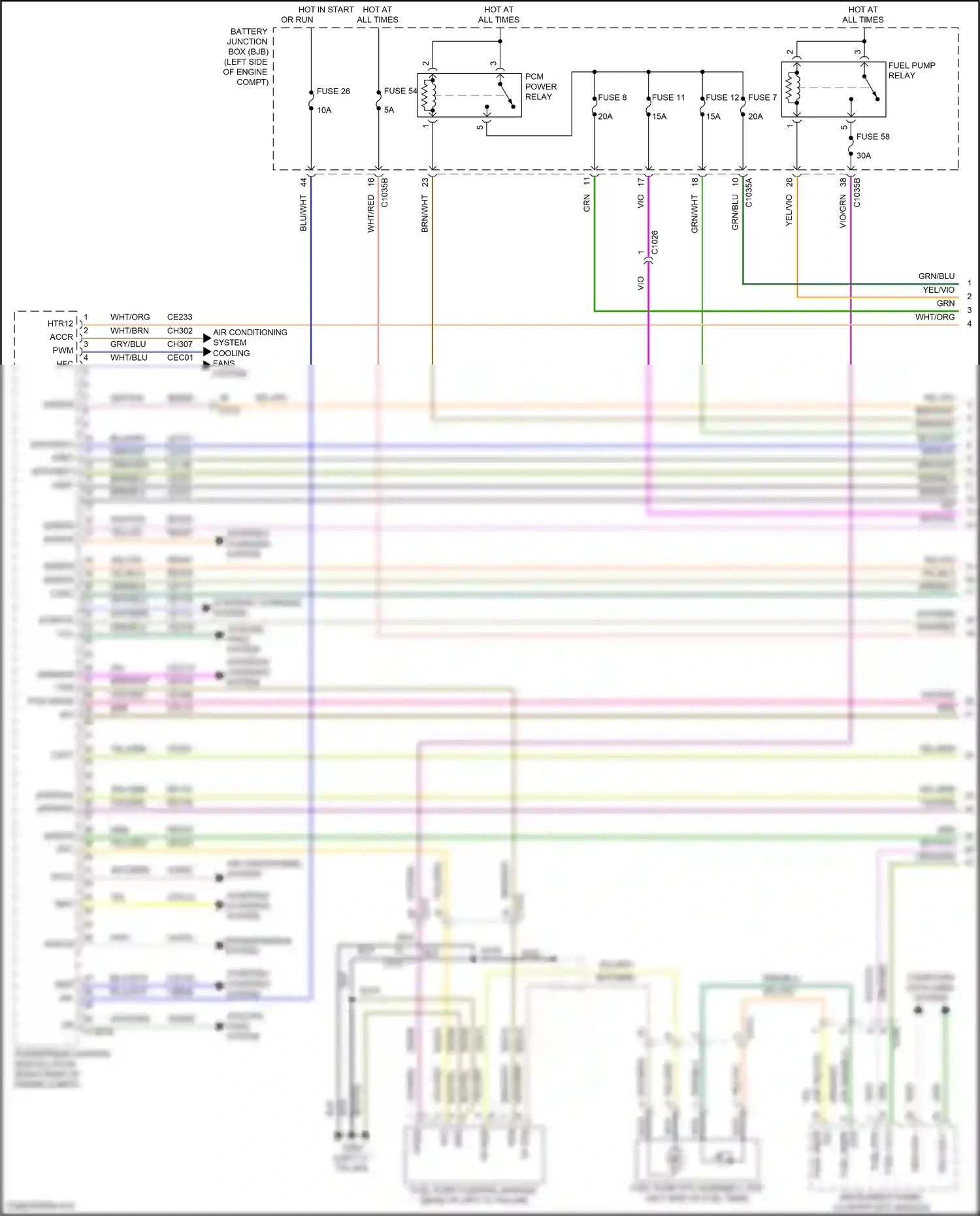 Ford Mondeo V (2014-2019) transmissions system wiring diagram  (8 of 12)
