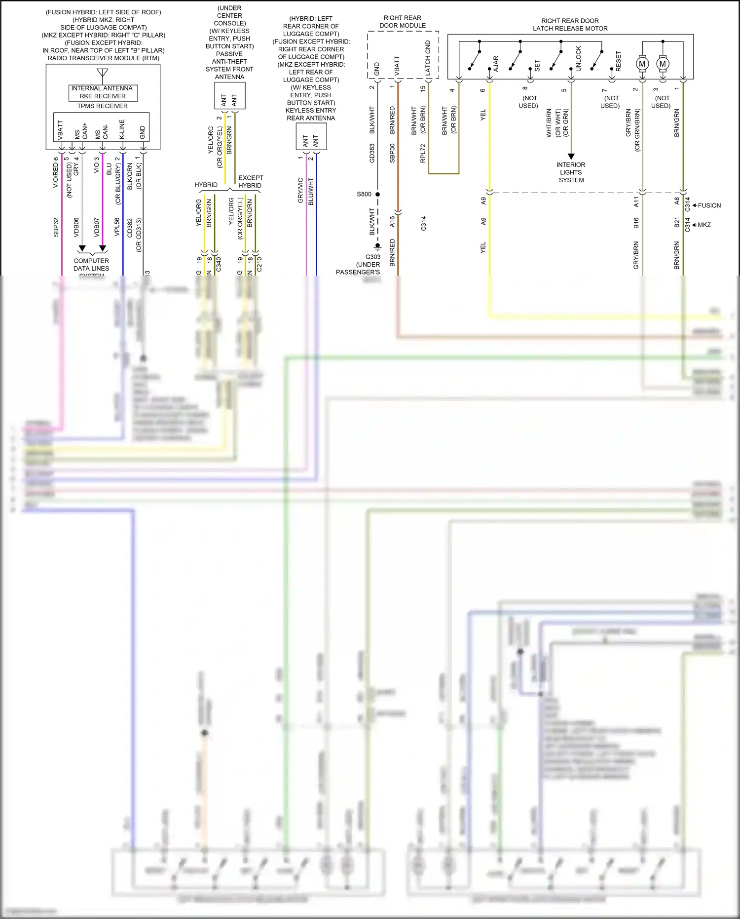 Ford Mondeo V (2014-2019) vio wiring diagram  (98 of 174)