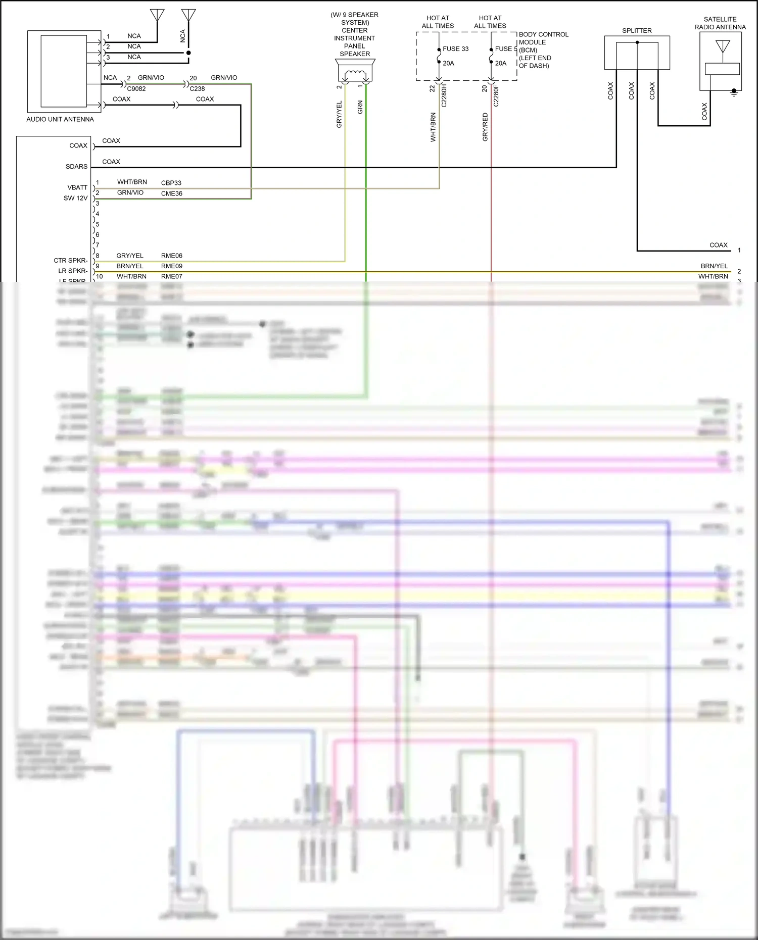 Ford Mondeo V (2014-2019) vio wiring diagram  (68 of 174)