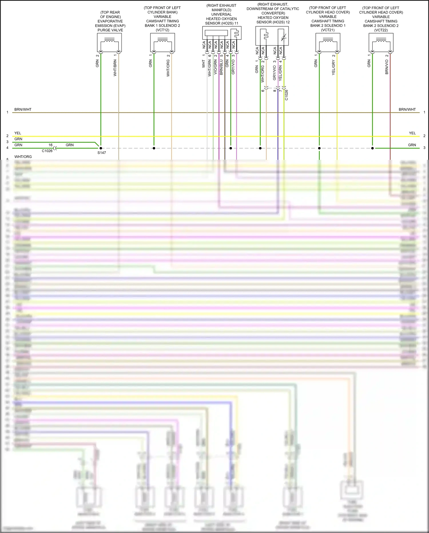 Ford Mondeo V (2014-2019) vio/brn wiring diagram  (24 of 24)