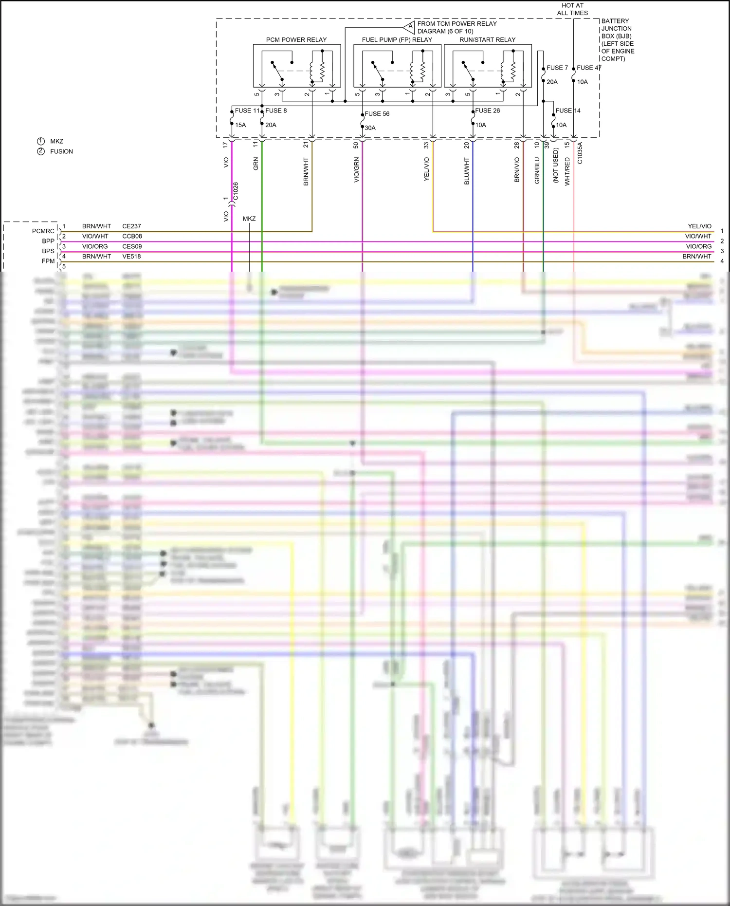 Ford Mondeo V (2014-2019) vio/org wiring diagram  (74 of 99)