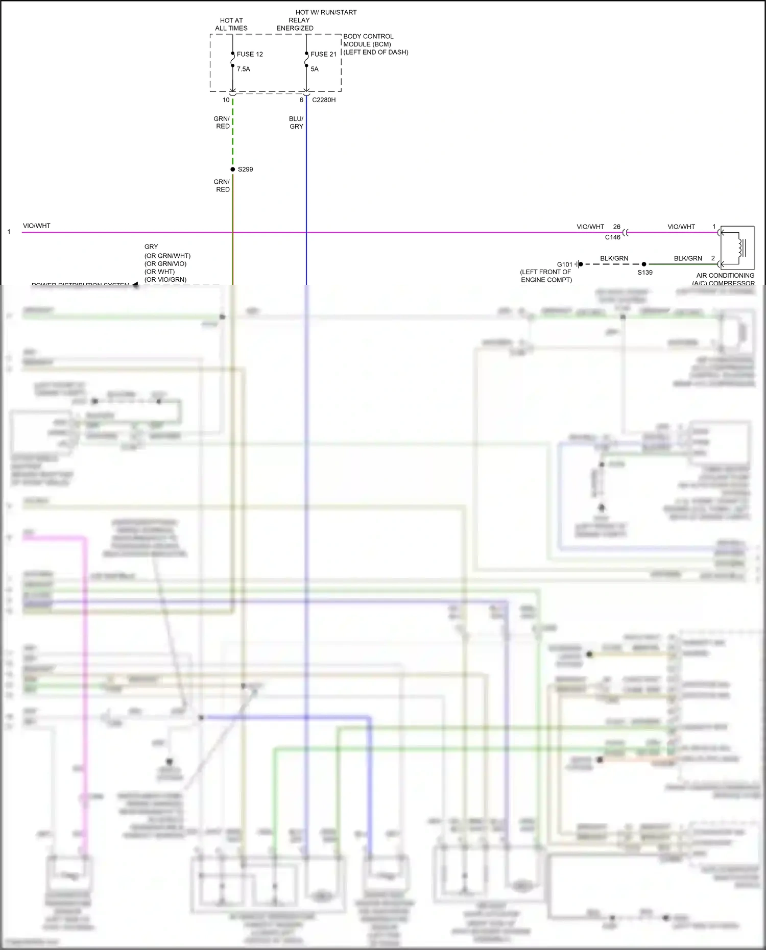 Ford Mondeo V (2014-2019) vio/wht wiring diagram  (37 of 102)
