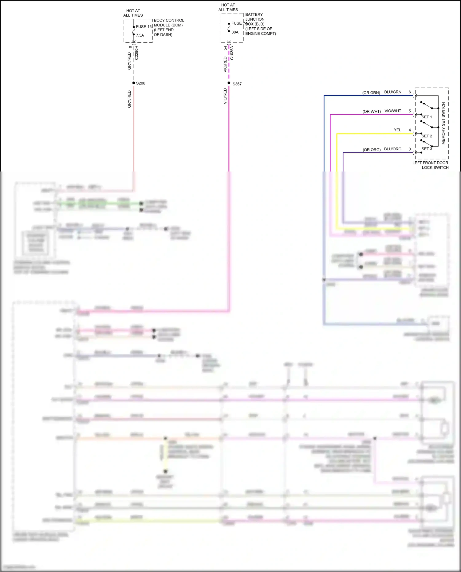 Ford Mondeo V (2014-2019) vio/wht wiring diagram  (59 of 102)