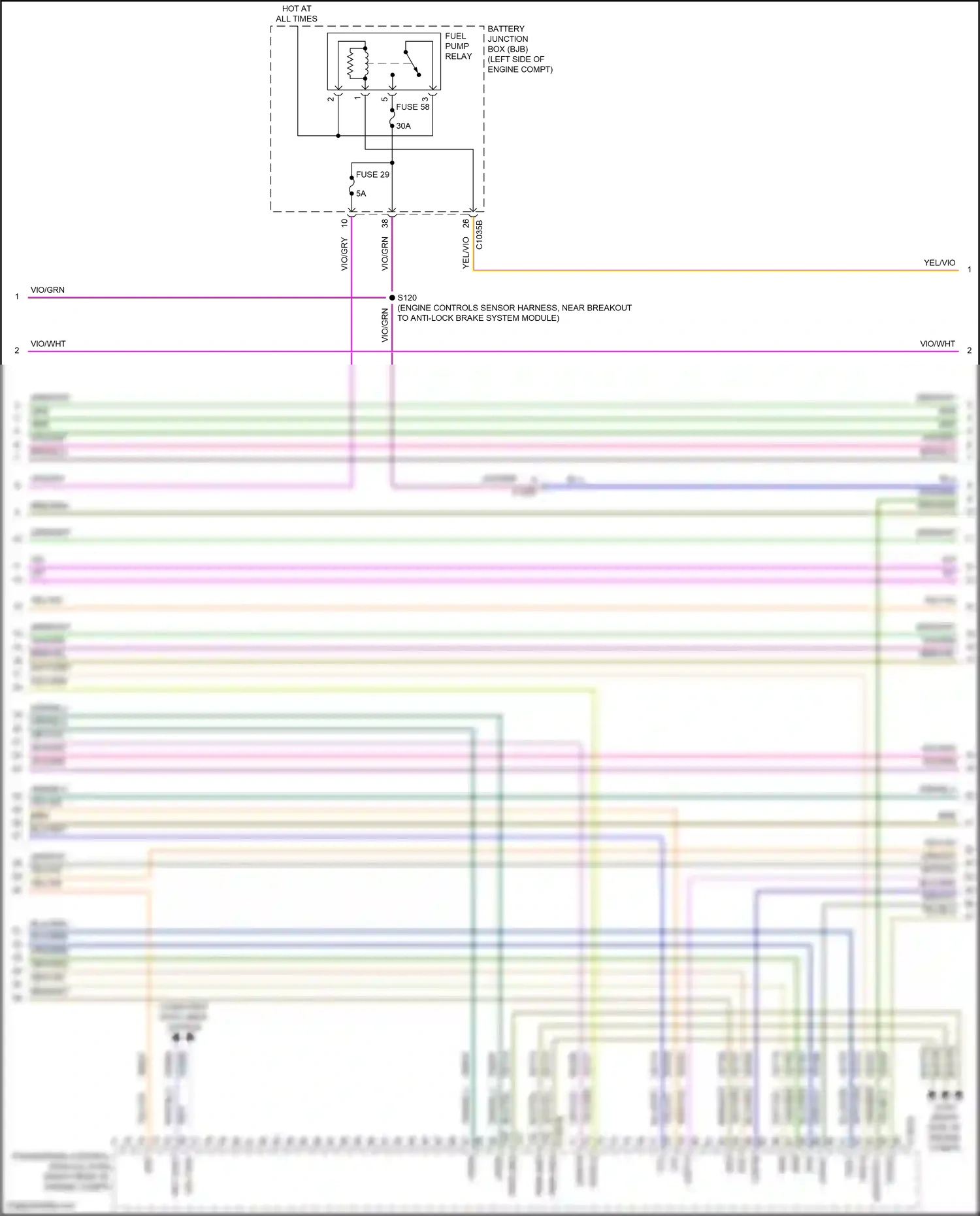 Ford Mondeo V (2014-2019) vio/wht wiring diagram  (91 of 102)