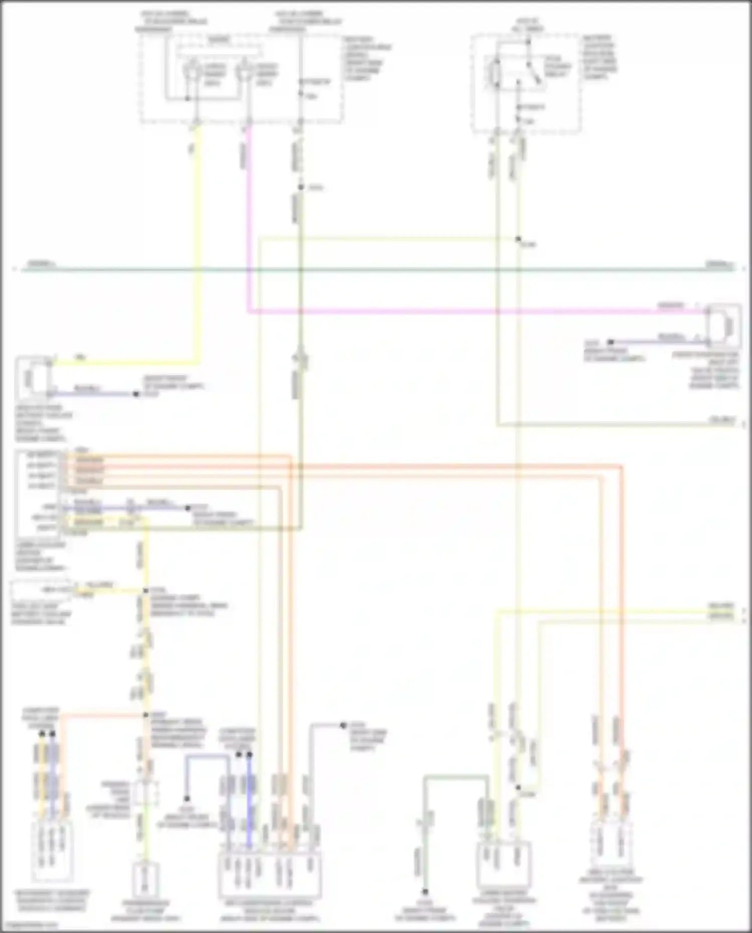 Mustang Mach-E Ford I (2020-2024): Automatic a/c circuit (3 of 4)