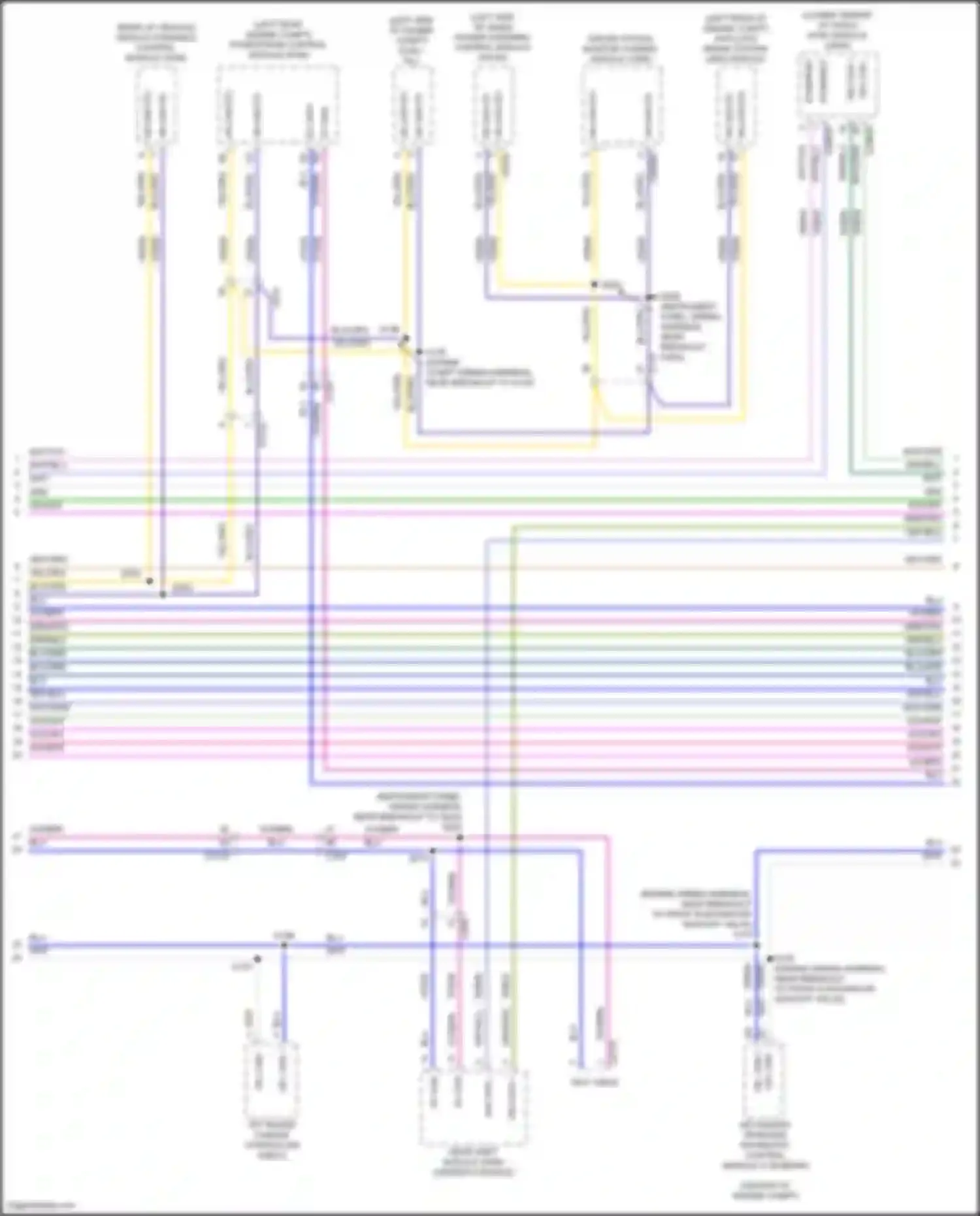Mustang Mach-E Ford I (2020-2024): Computer data lines circuit (2 of 5)