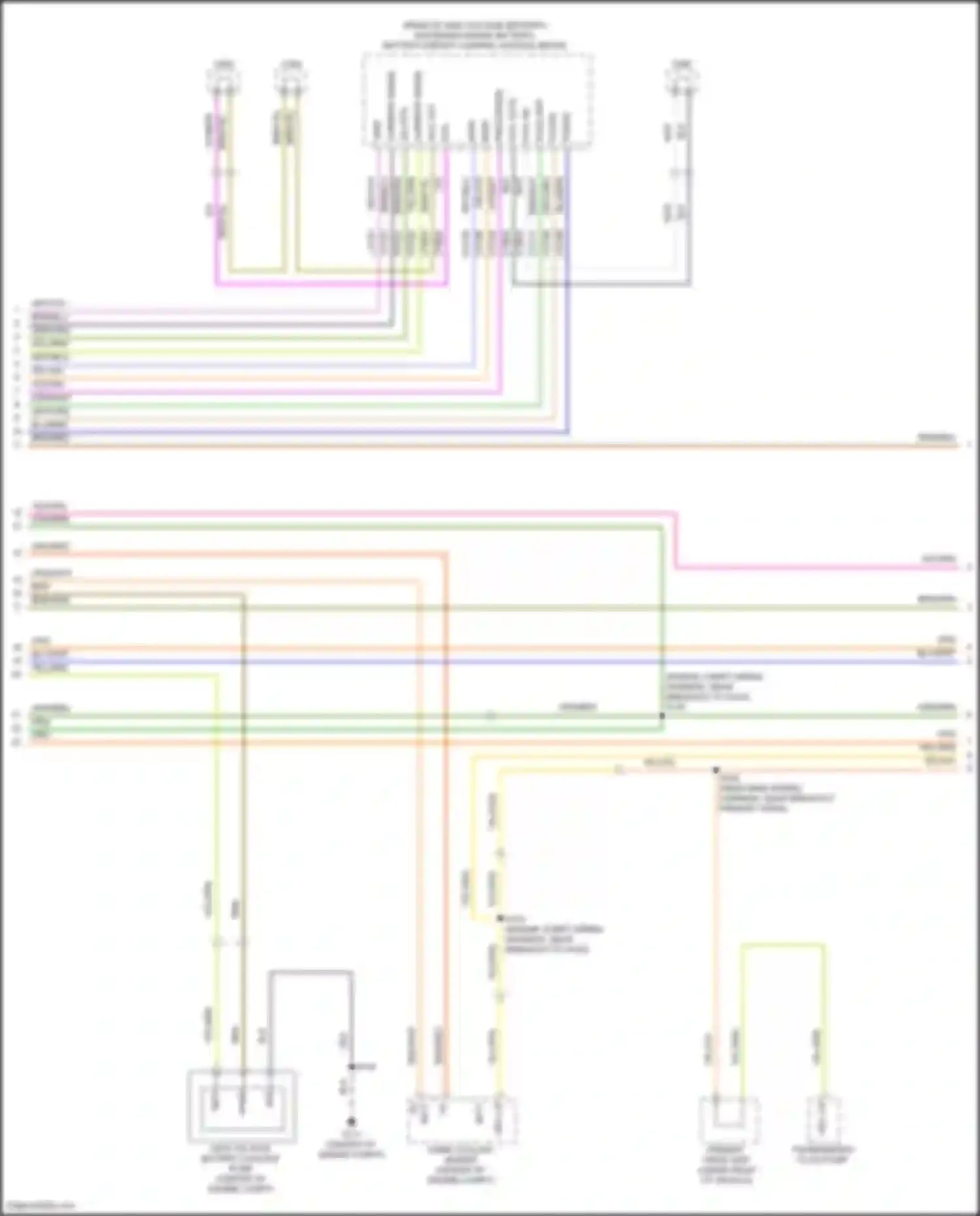 Mustang Mach-E Ford I (2020-2024): Wiring diagram engine performance electric (5 of 20)