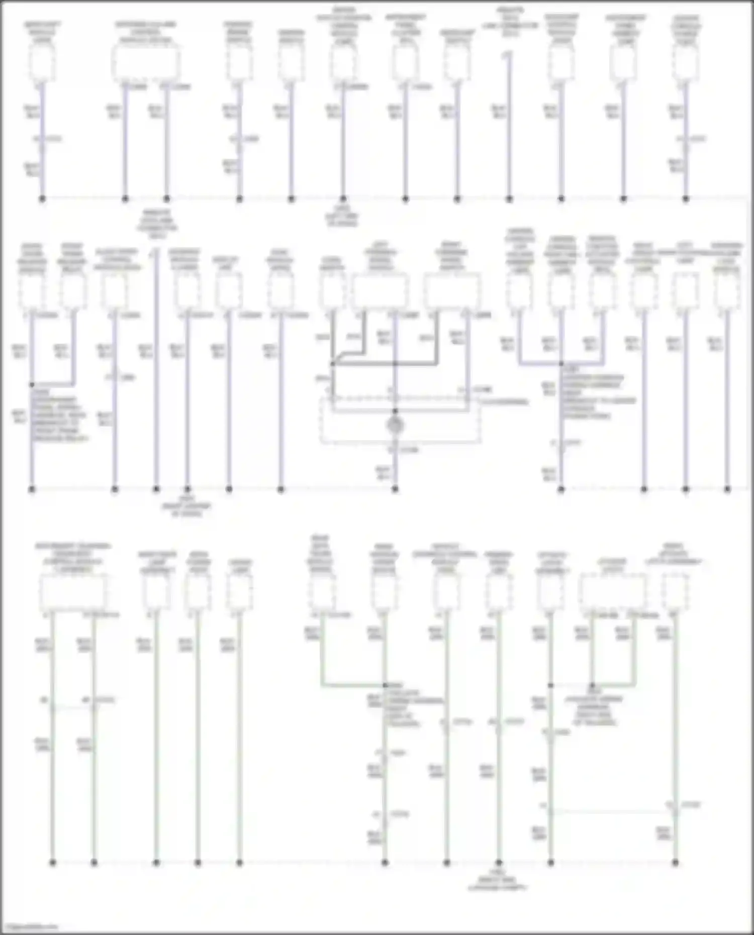 Mustang Mach-E Ford I (2020-2024): Ground distribution circuit (3 of 5)