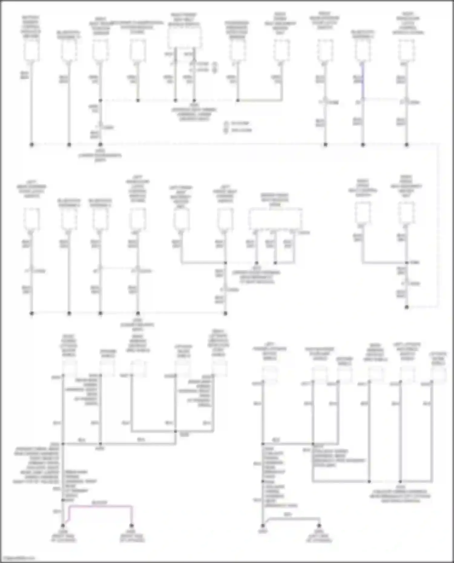 Mustang Mach-E Ford I (2020-2024): Ground distribution circuit (5 of 5)